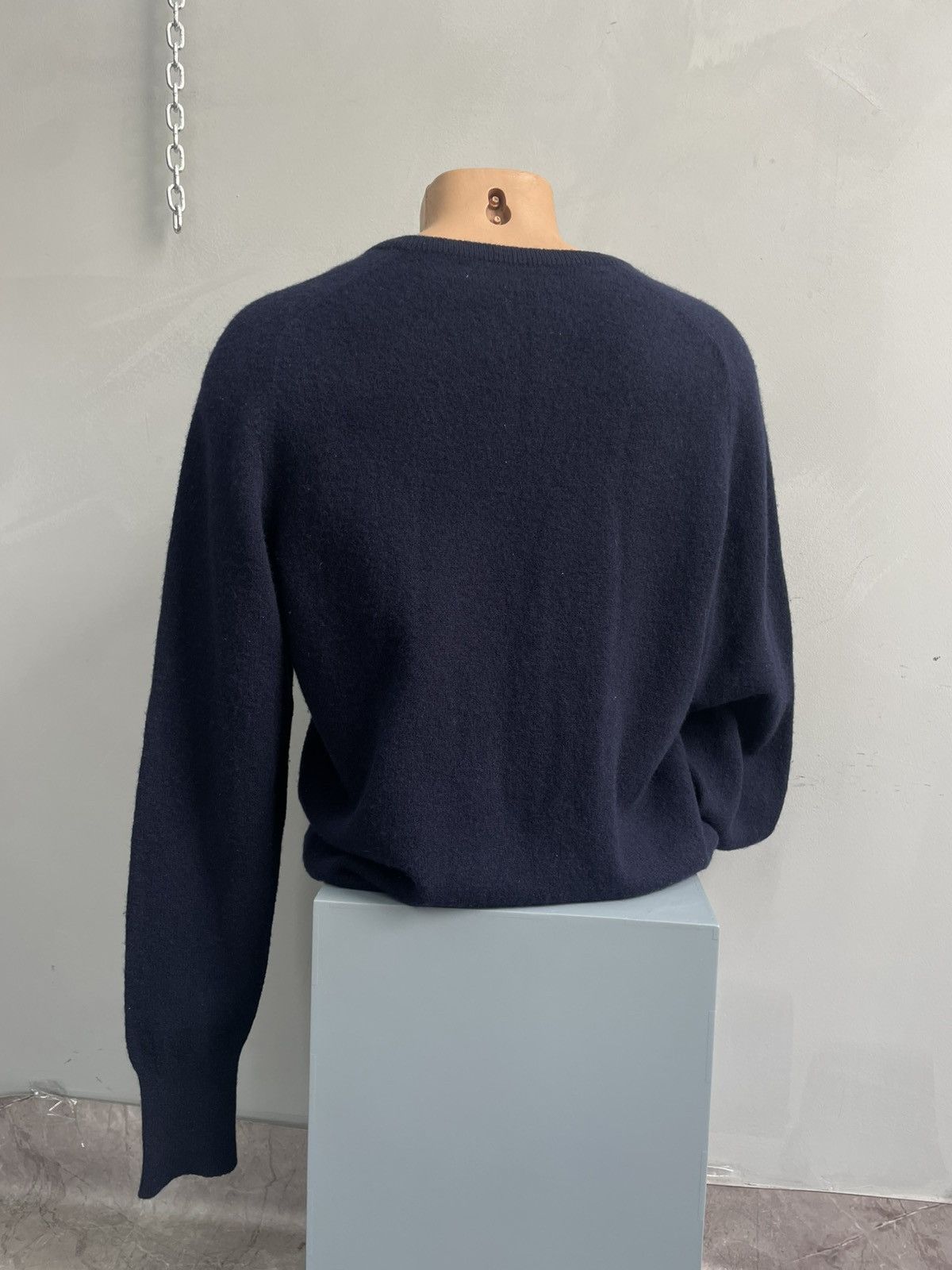 Burberry English classic Burberrys v neck wool sweater archive 2000s Size US M / EU 48-50 / 2 - 9 Thumbnail