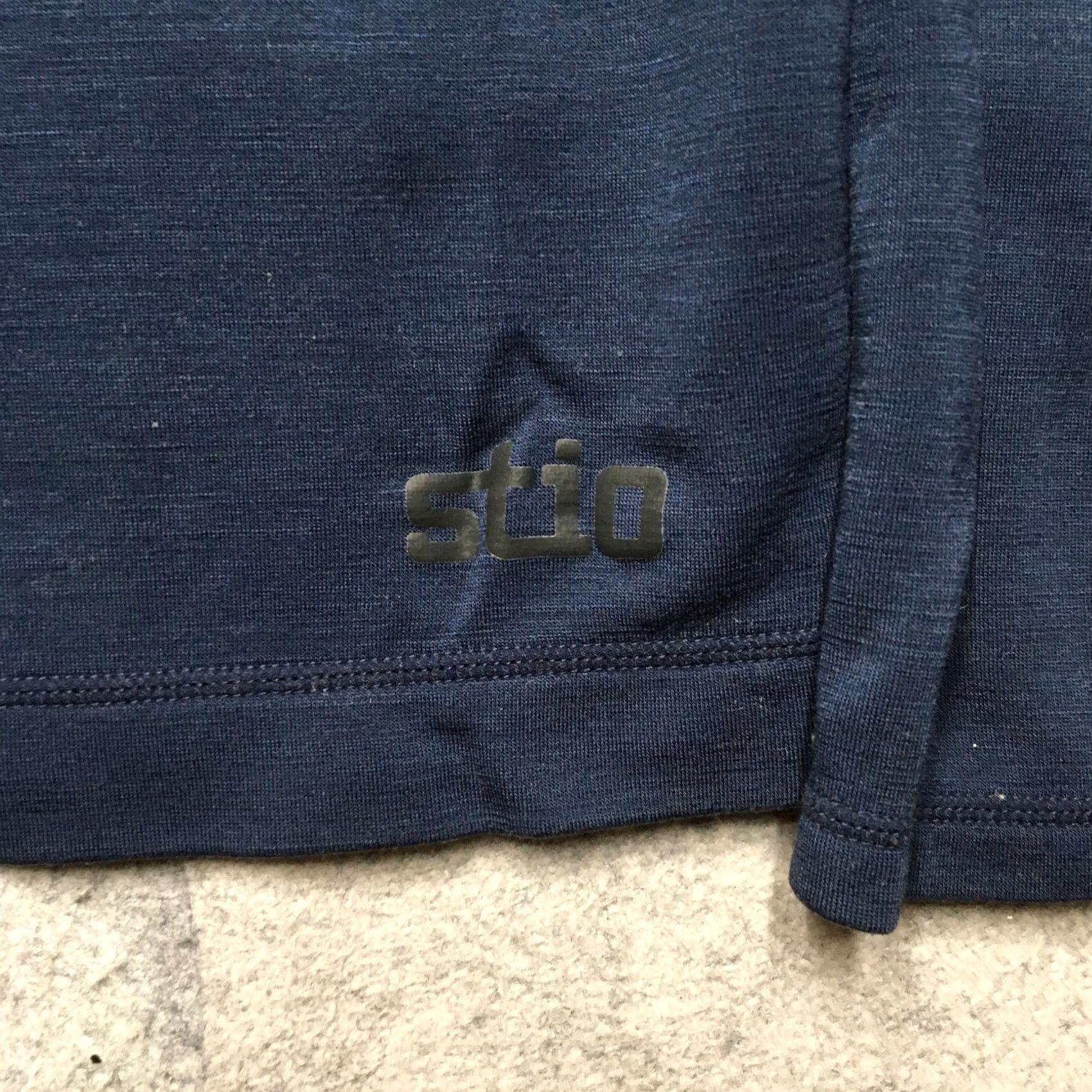 Layer 8 Stio Shirt Mens XL Blue Merino Wool 1/4 Zip Long Sleeve Base Layer Hiking Size US XL / EU 56 / 4 - 2 Thumbnail