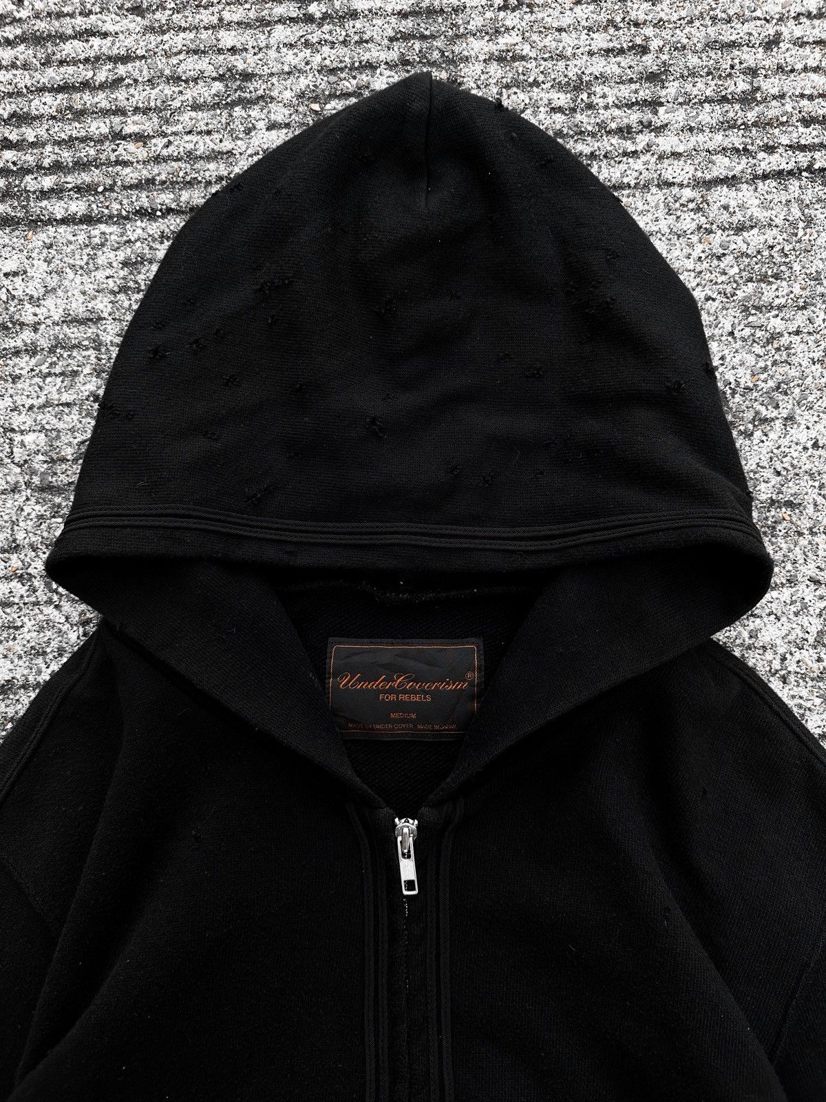 Undercover Undercover AW04 Reconstructed Damaged Hoodie Parka Size US M / EU 48-50 / 2 - 6 Thumbnail