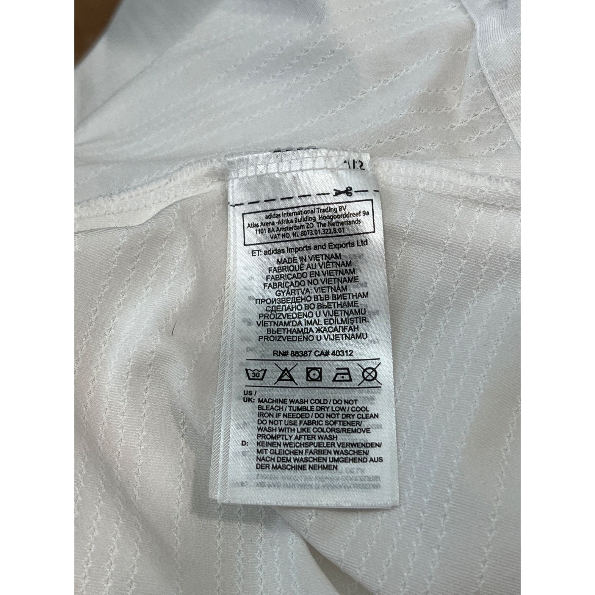 Adidas Adidas Womens White Sleeveless Golf Polo Shirt M Lightweight Size M / US 6-8 / IT 42-44 - 7 Thumbnail