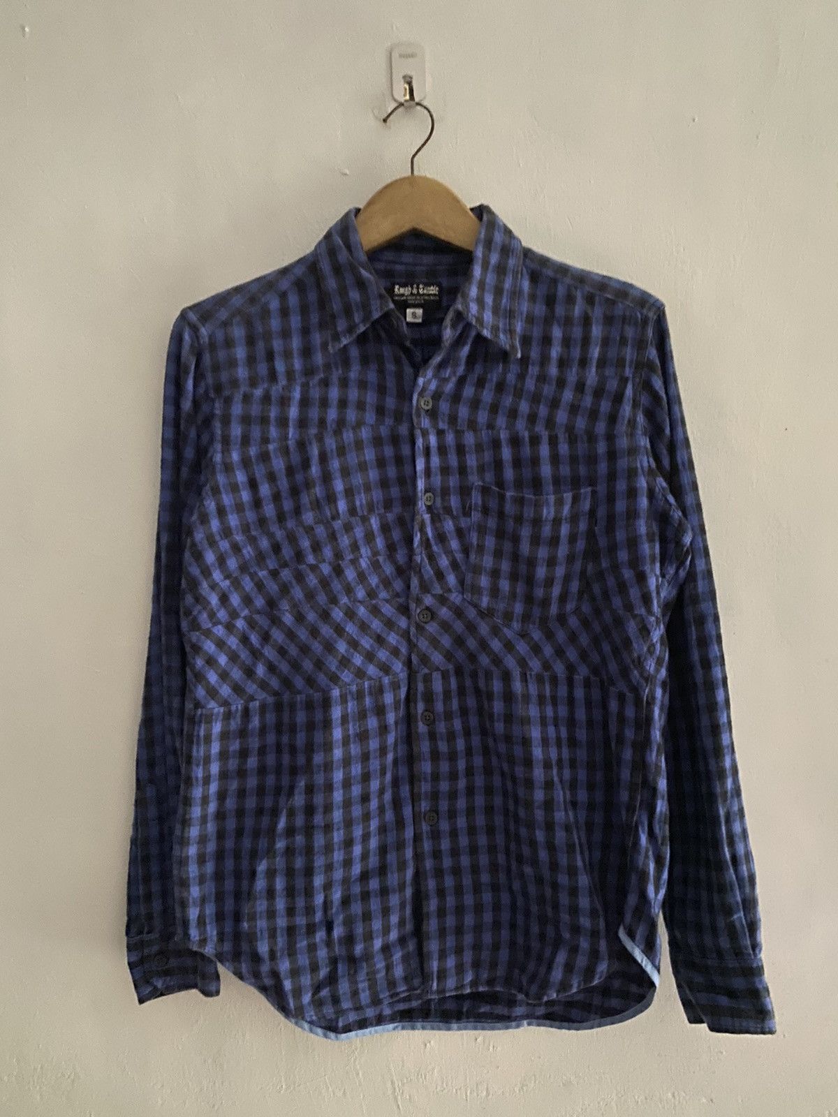Engineered Garments × Needles × Nepenthes 2000s Nepenthes asymmetric checkered button shirt Size US S / EU 44-46 / 1 - 1 Thumbnail