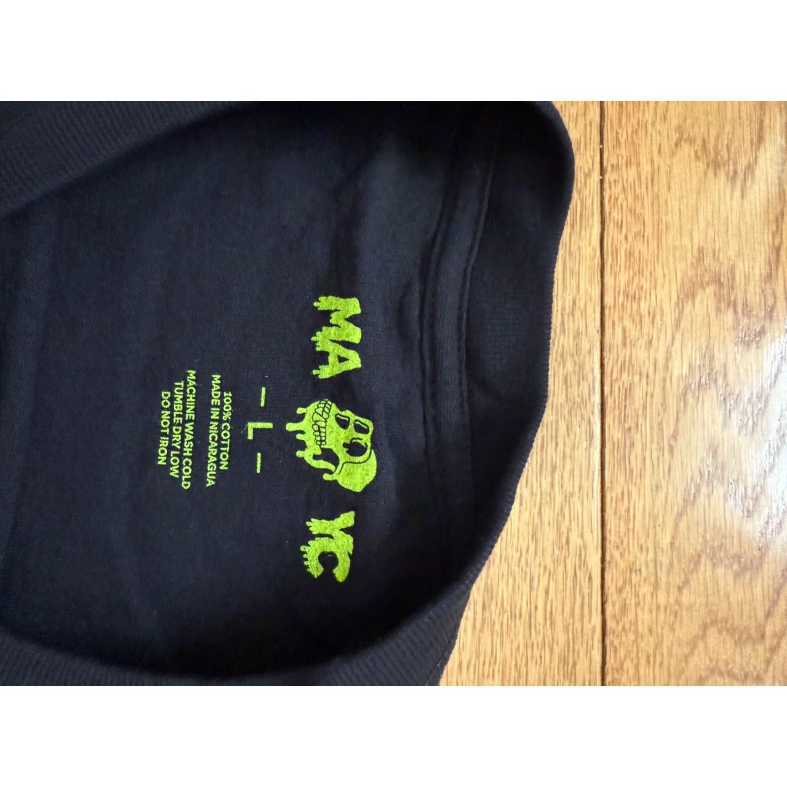 Vintage MAYC Mutant Yacht Club World MUTANT WORLD Tee Shirt BAYC - Sz L LARGE NWOT Shirt Men Adult Large Black Skull Mutant Ape Size US L / EU 52-54 / 3 - 3 Thumbnail