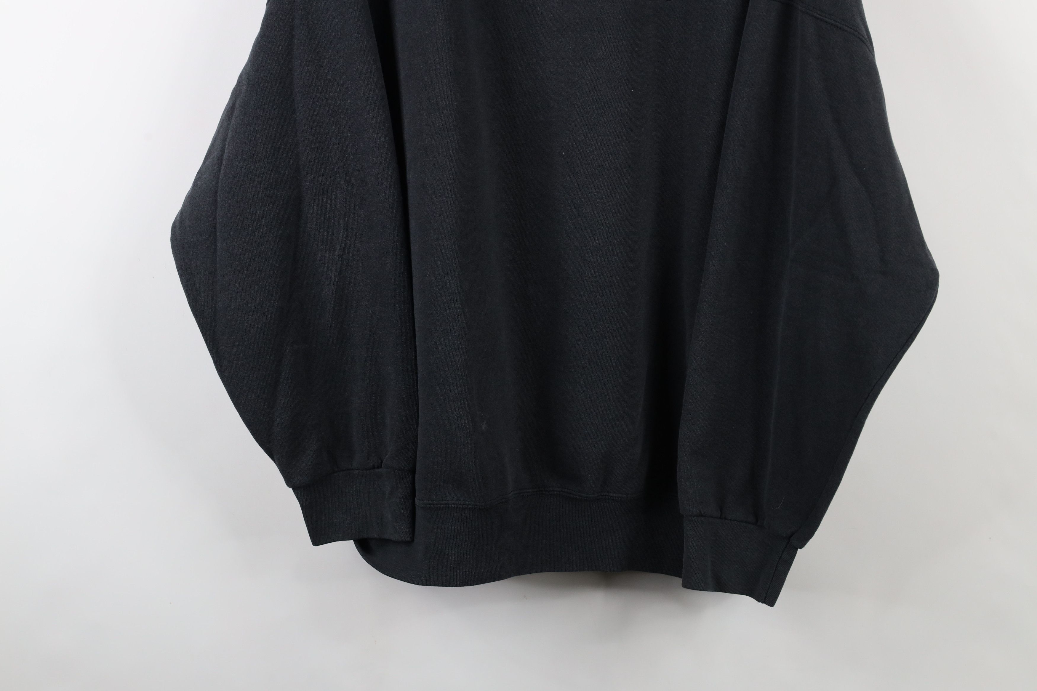 Vintage Vintage 90s USA Olympics Blank Crewneck Sweatshirt Black Size US XXL / EU 58 / 5 - 3 Thumbnail