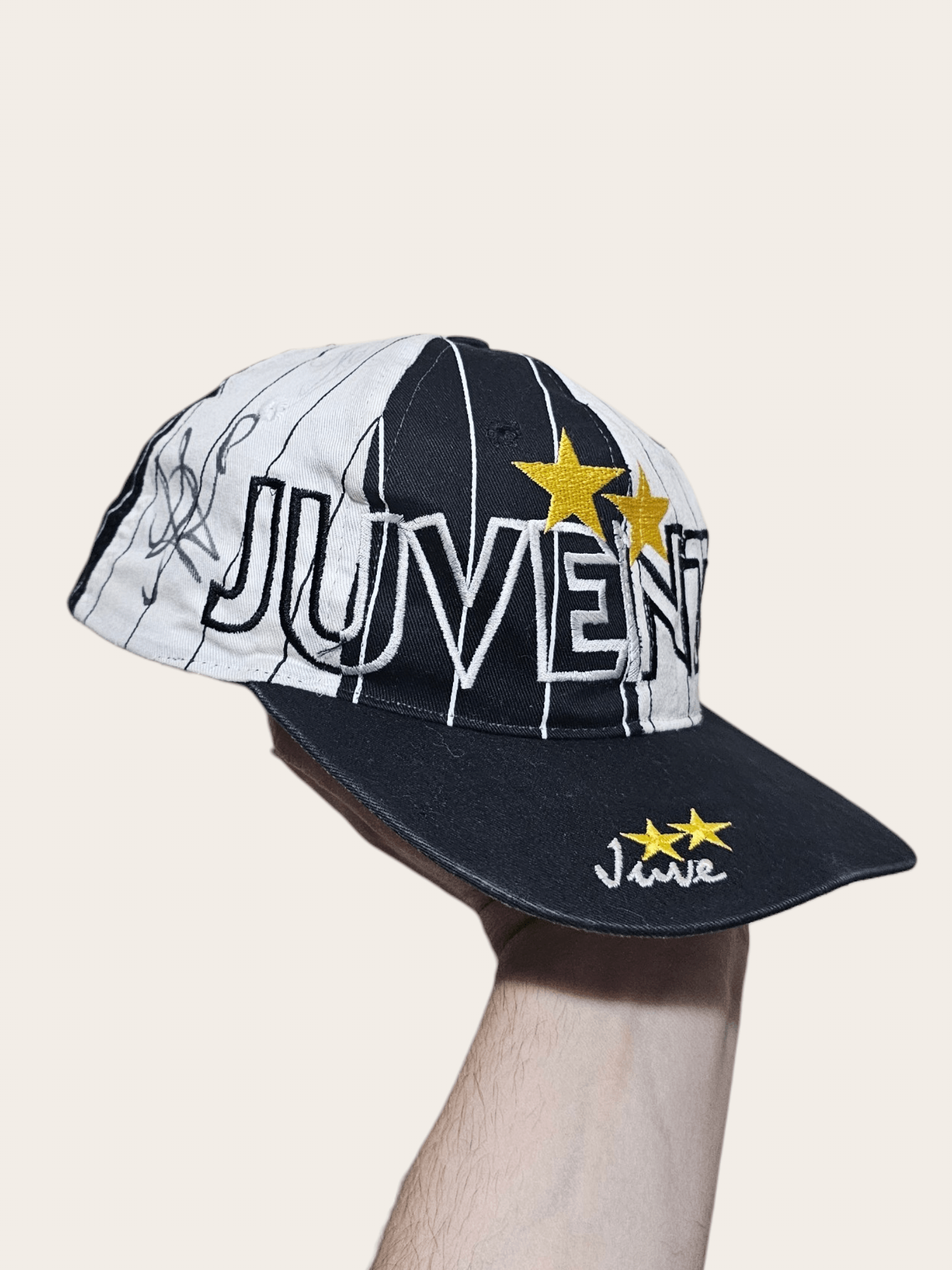 Vintage Juventus 90's Spellout Hat (unknown signature) Size ONE SIZE - 2 Thumbnail