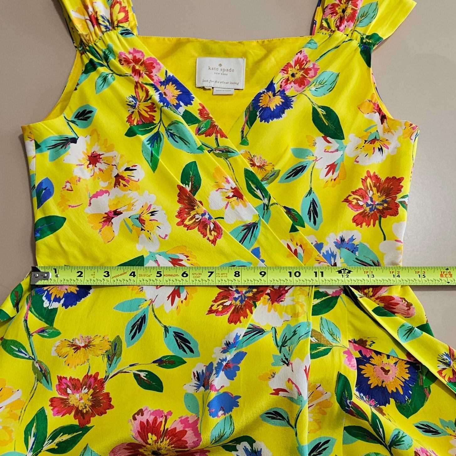Kate Spade Kate Spade Floral Summer Silk Wrap Cathleen Dress 2 XS Size XS / US 0-2 / IT 36-38 - 8 Thumbnail