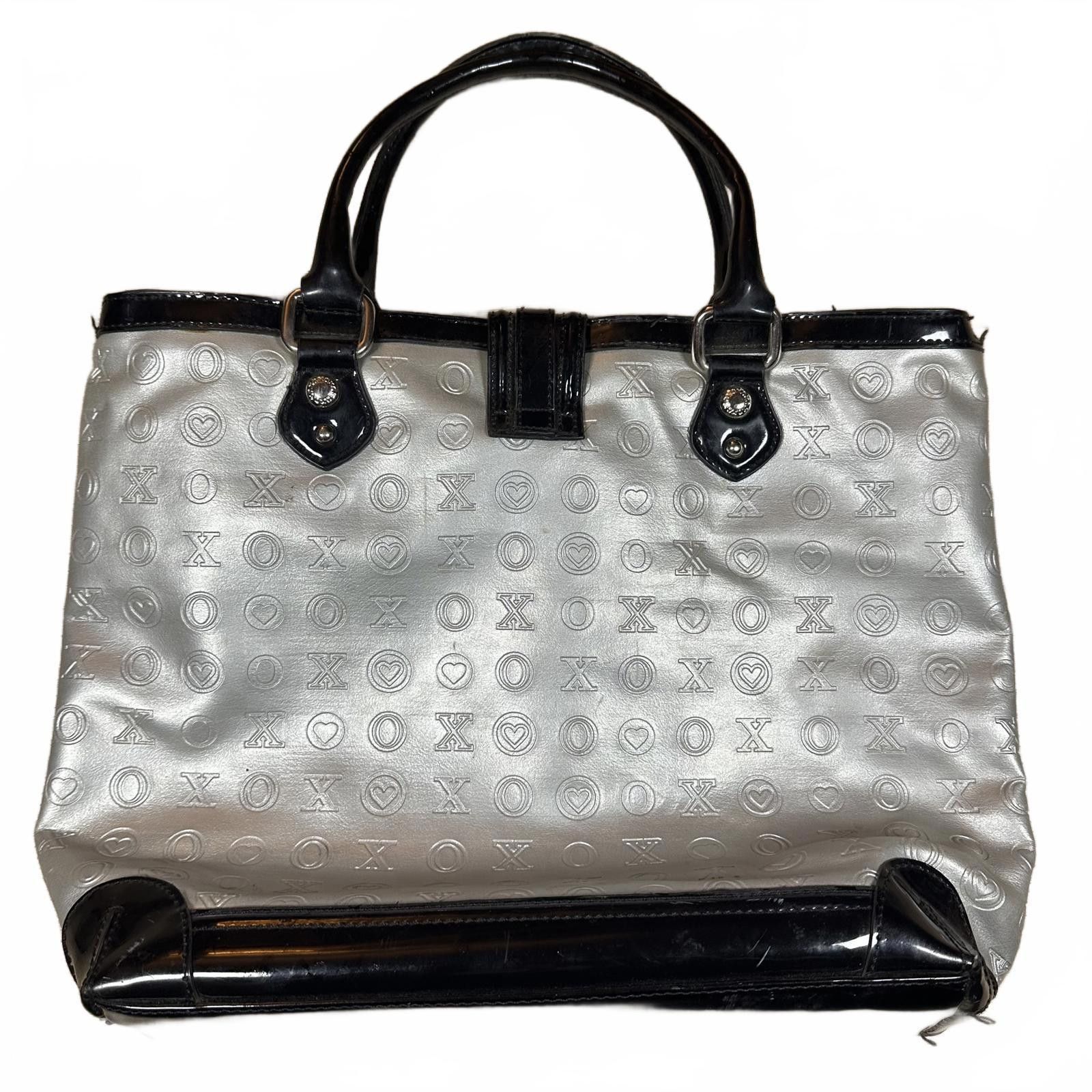 XOXO XOXO Handbag Silver and Black Y2K Size ONE SIZE - 2 Thumbnail