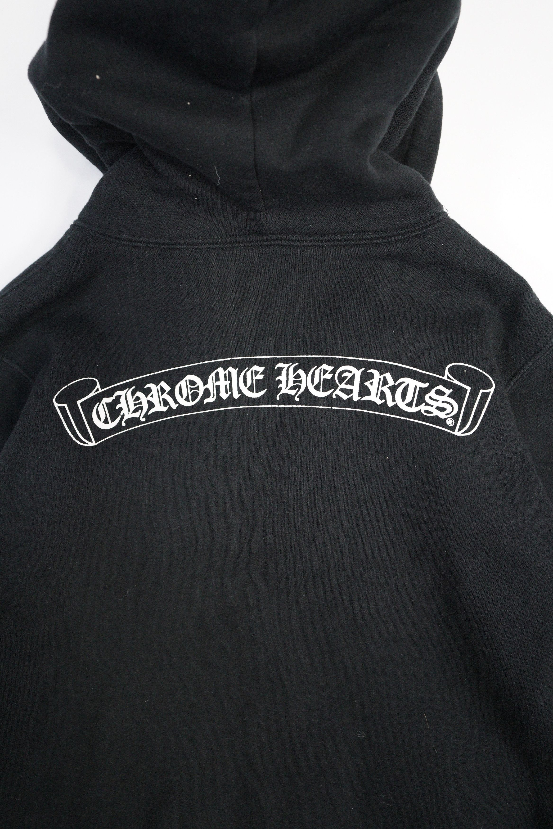 Chrome Hearts Chrome Hearts Vintage Srcoll Logo Waffle Cross Zip-Up Hoodie Size US S / EU 44-46 / 1 - 10 Thumbnail