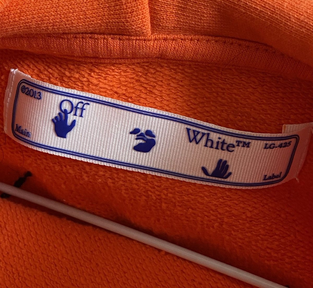 Off-White Off-White Hoodie Orange Size Medium Size US M / EU 48-50 / 2 - 6 Thumbnail