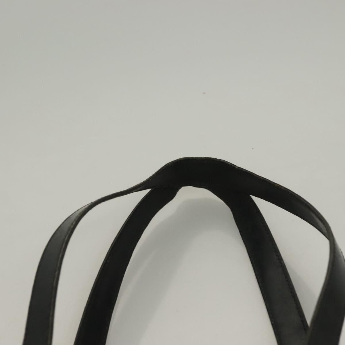 Celine CELINE Macadam Canvas Hand Bag Pvc Leather Black Gold Size ONE SIZE - 8 Thumbnail
