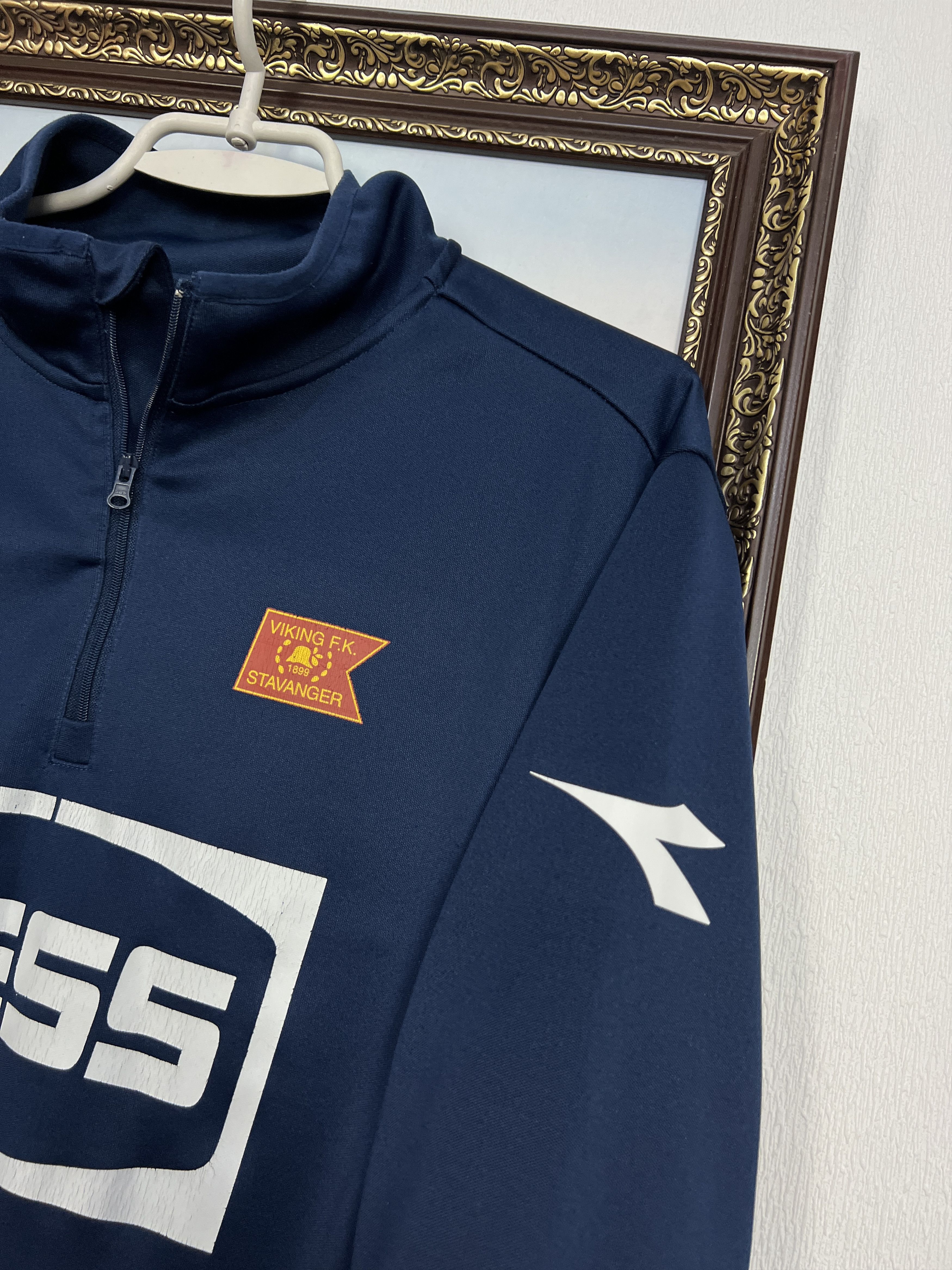 Diadora Viking Stavanger Football Train Jacket Soccer Track Top Size US L / EU 52-54 / 3 - 4 Thumbnail