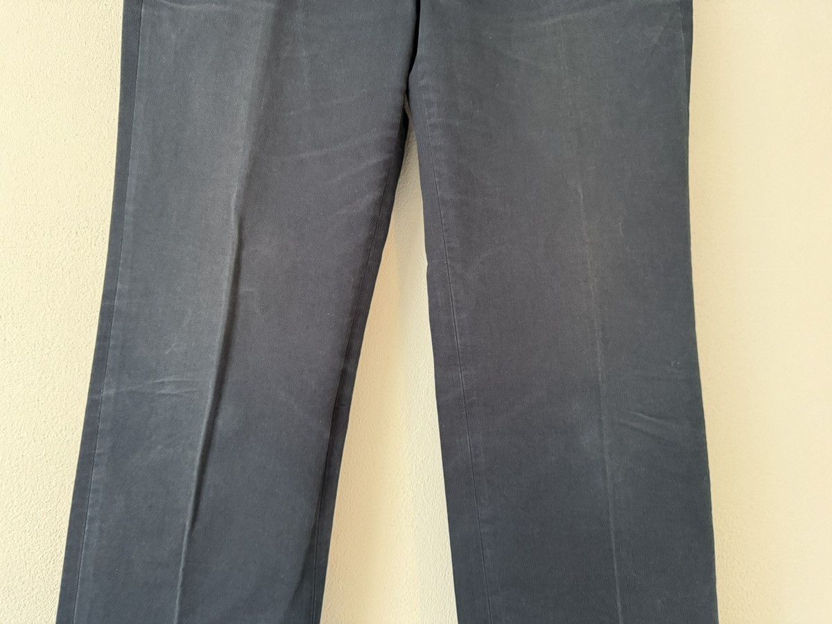 Gucci Navy Cotton Trousers with White Waistband Stripes Size US 30 / EU 46 - 4 Thumbnail