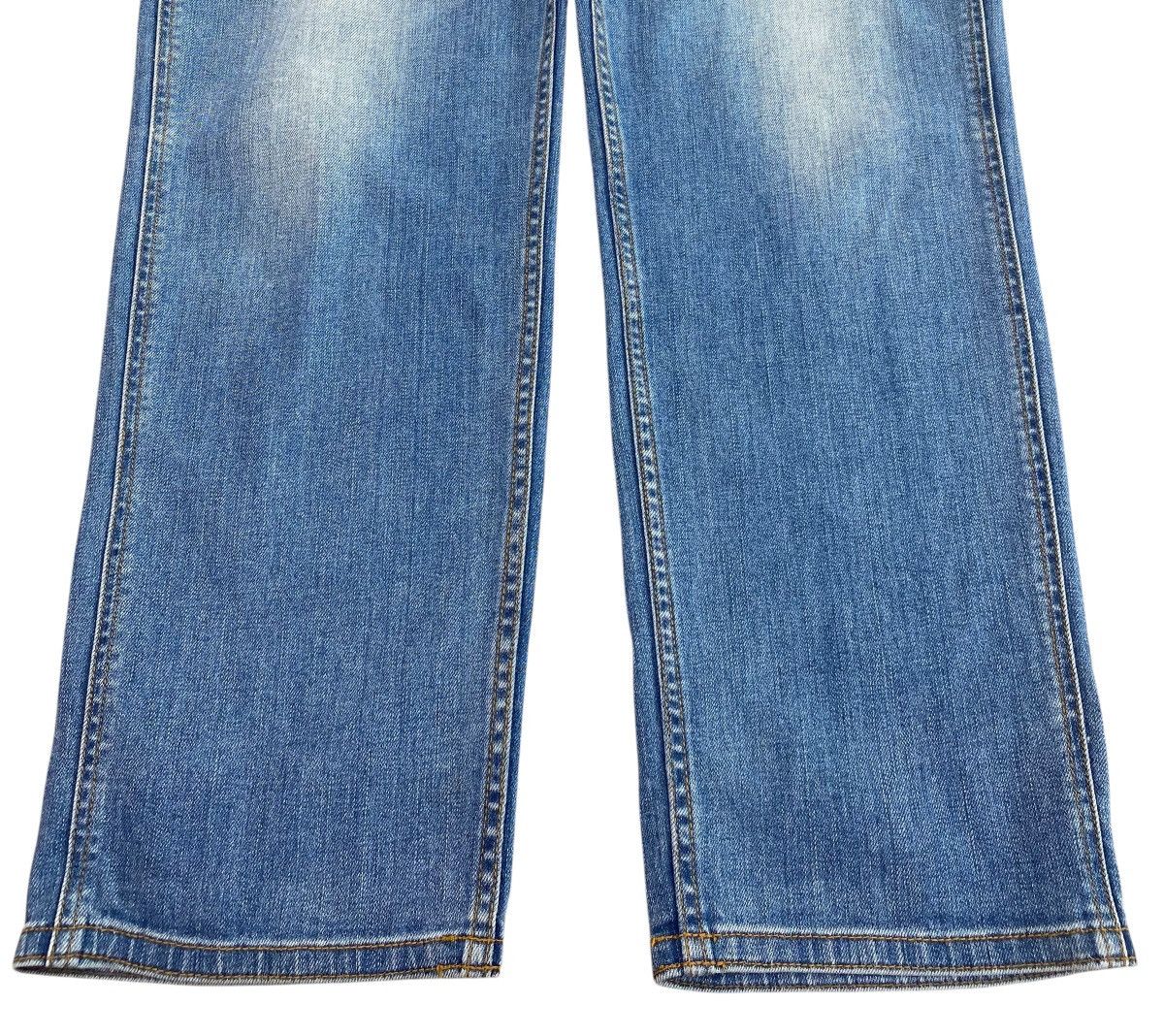 Gramicci Gramicci Faded Wash Whiskered Style Wide Leg Denim Pants Size US 32 / EU 48 - 5 Thumbnail