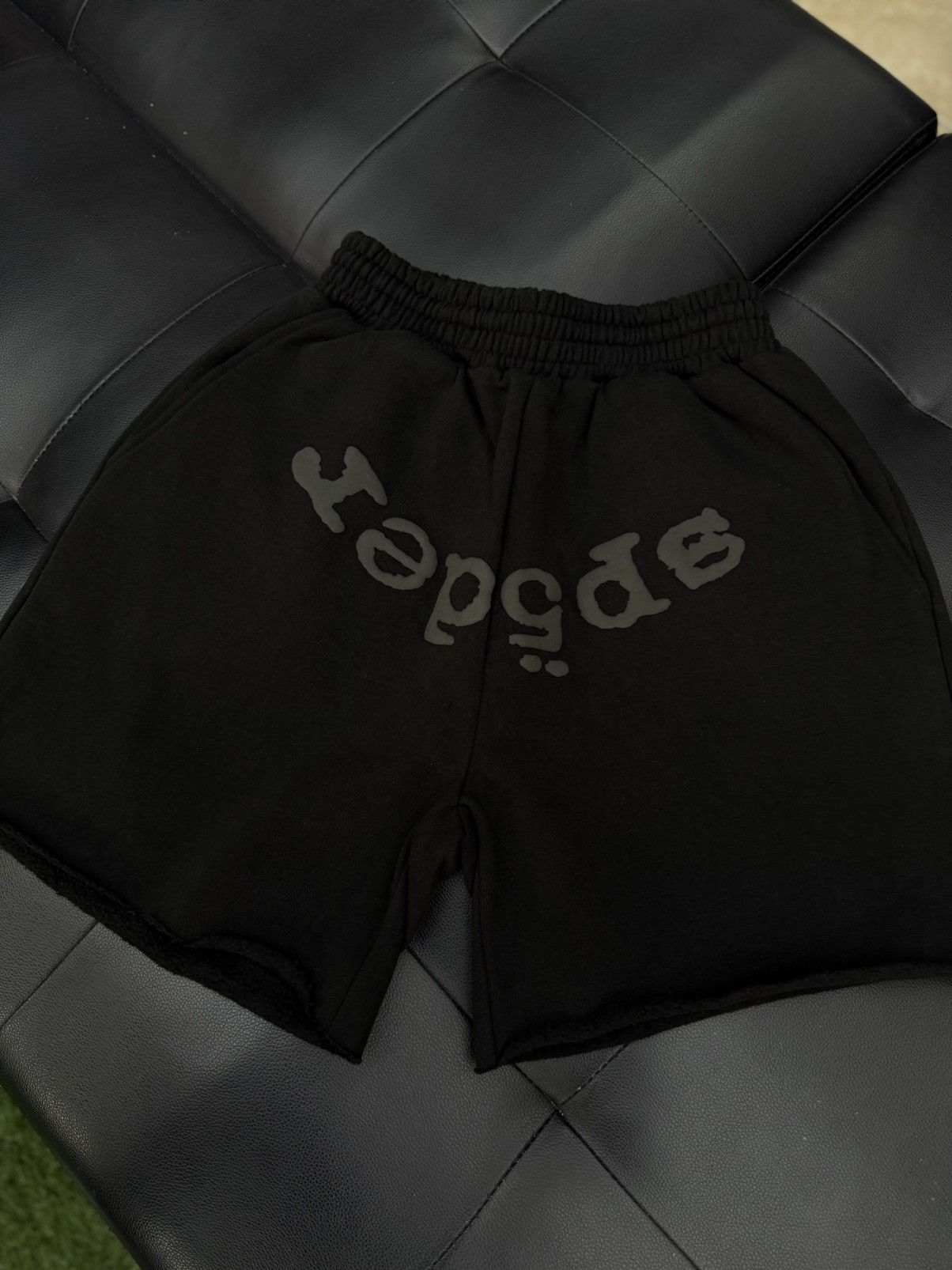 Sp5der Sp5der Worldwide Black Phantom Shorts Size XS Size US 29 - 2 Thumbnail