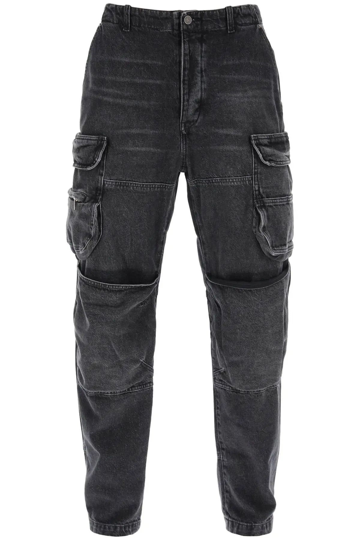 image of Diesel O1S22I1N0224 D-Fish Jeans In Black, Men's (Size 30)