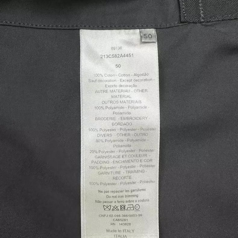 Dior DIOR Embroidered Logo Jacket Size 50-2505 Size US L / EU 52-54 / 3 - 4 Thumbnail