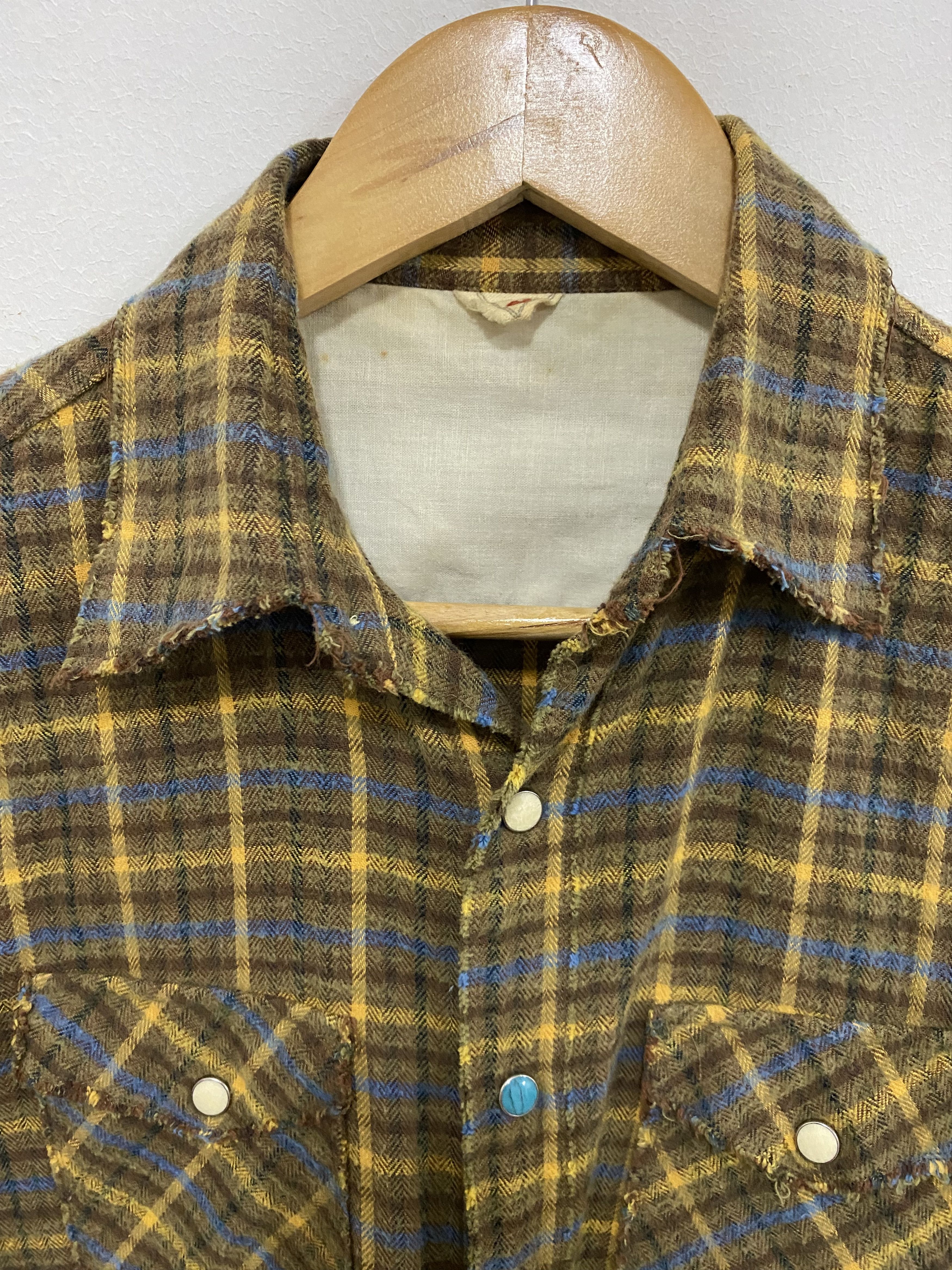 14th Addiction × 45rpm 45 RPM Distressed Look Western Button Up Shirt Size US S / EU 44-46 / 1 - 3 Thumbnail