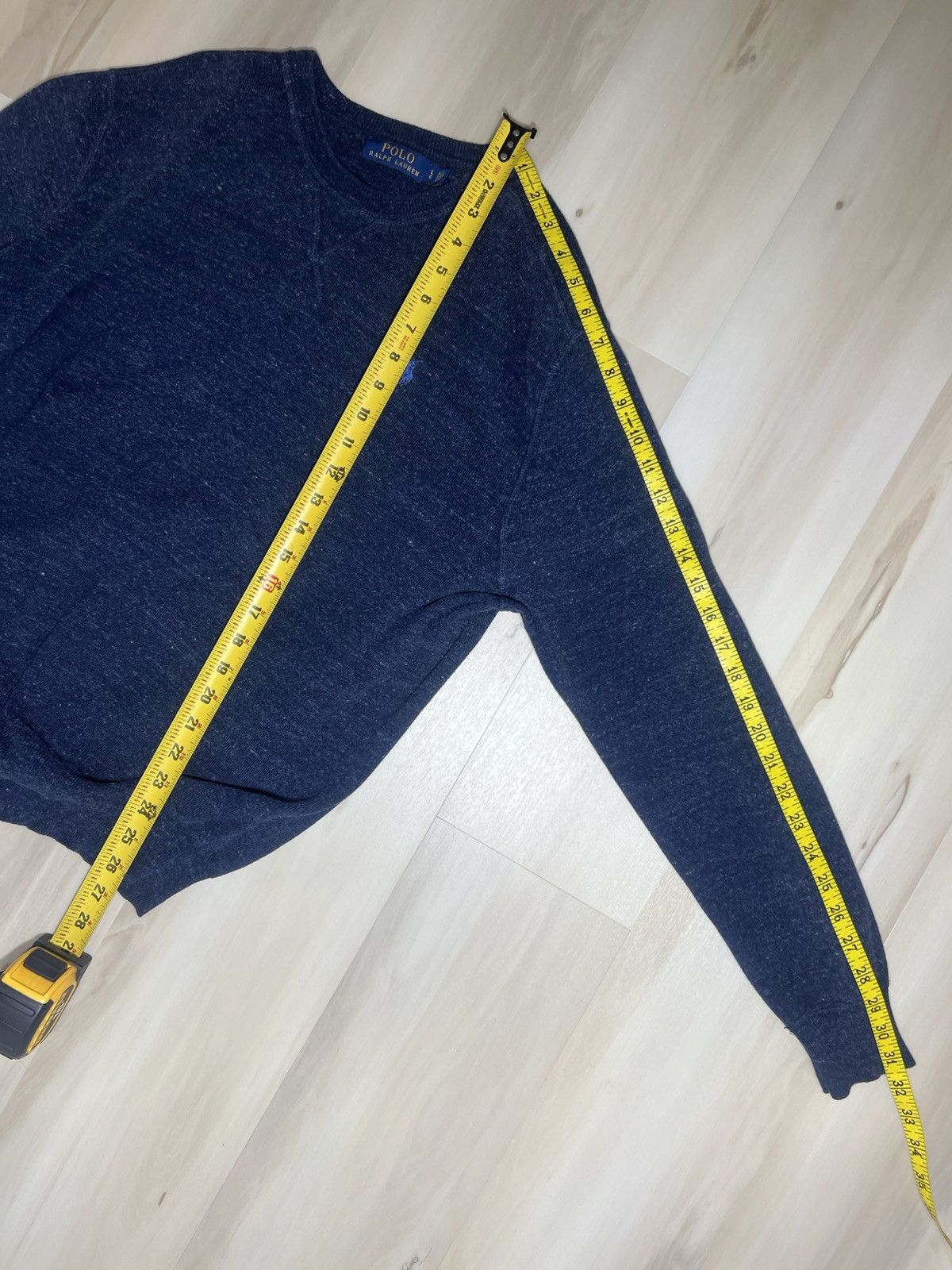 Polo Ralph Lauren POLO RALPH LAUREN Sweater Lightweight Marled Heather Blue Size US L / EU 52-54 / 3 - 5 Thumbnail