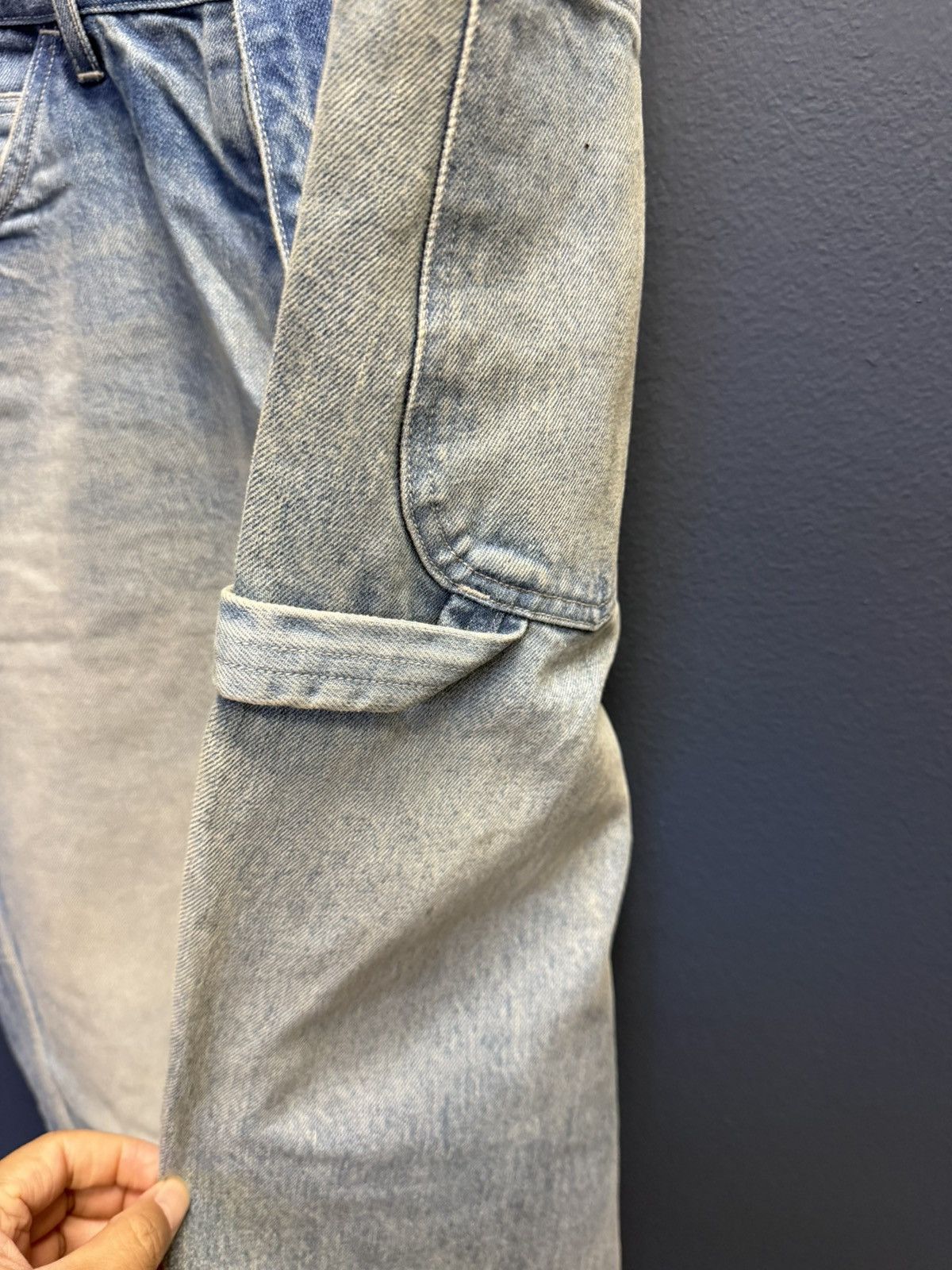 Auralee auralee heavy fade painter denim sz 6 Size US 36 / EU 52 - 4 Thumbnail