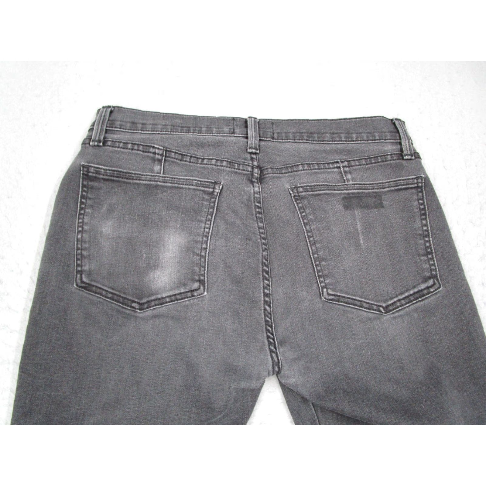 Fred Segal Fred Segal Women's Slim Jeans 32 Black Denim Tapered 32x27 Button Fly USA Size 24" / US 00 / IT 34 - 7 Thumbnail