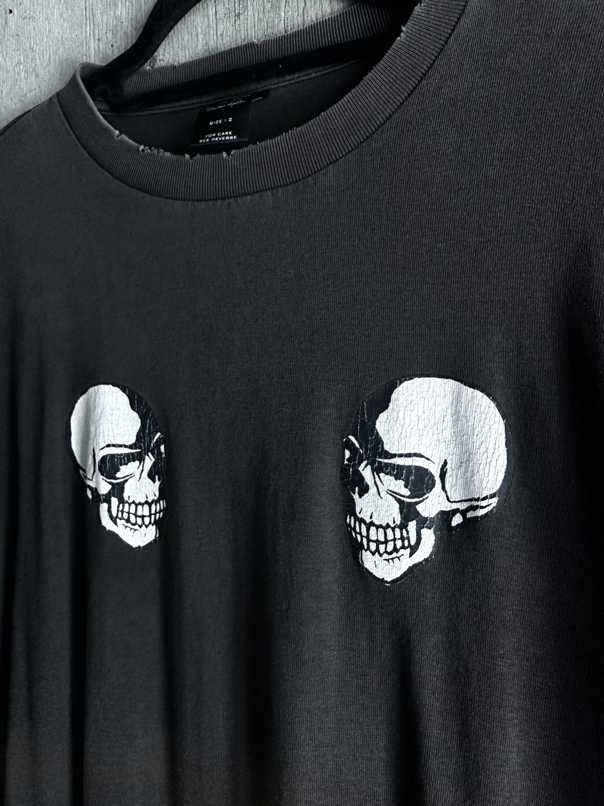 Number (N)ine × Takahiromiyashita The Soloist. NUMBER (N)INE "THE CLASH" DOUBLE SKULL TEE - SS04 Size US M / EU 48-50 / 2 - 2 Thumbnail