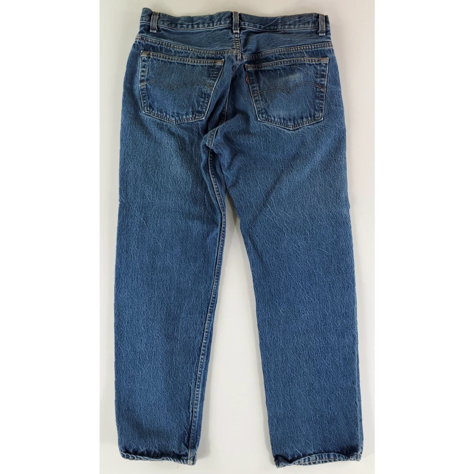 Levi's VINTAGE Levi's 501 Jeans Mens Blue Regular Straight 38x33 30 Inseam Made USA 90s Size US 35 - 4 Thumbnail