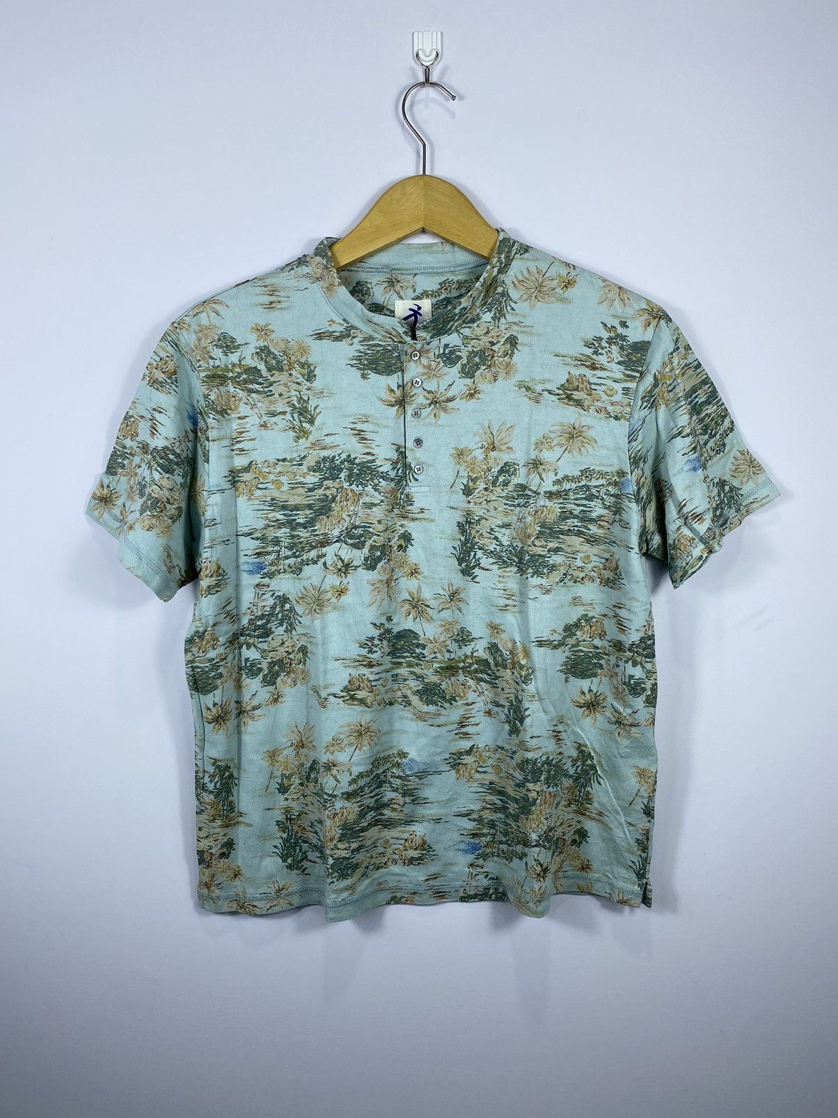 Hai Sporting Gear × Issey Miyake × Japanese Brand Vintage Hai sporting Gear Painting print shirt issey miyake Size US M / EU 48-50 / 2 - 1 Thumbnail