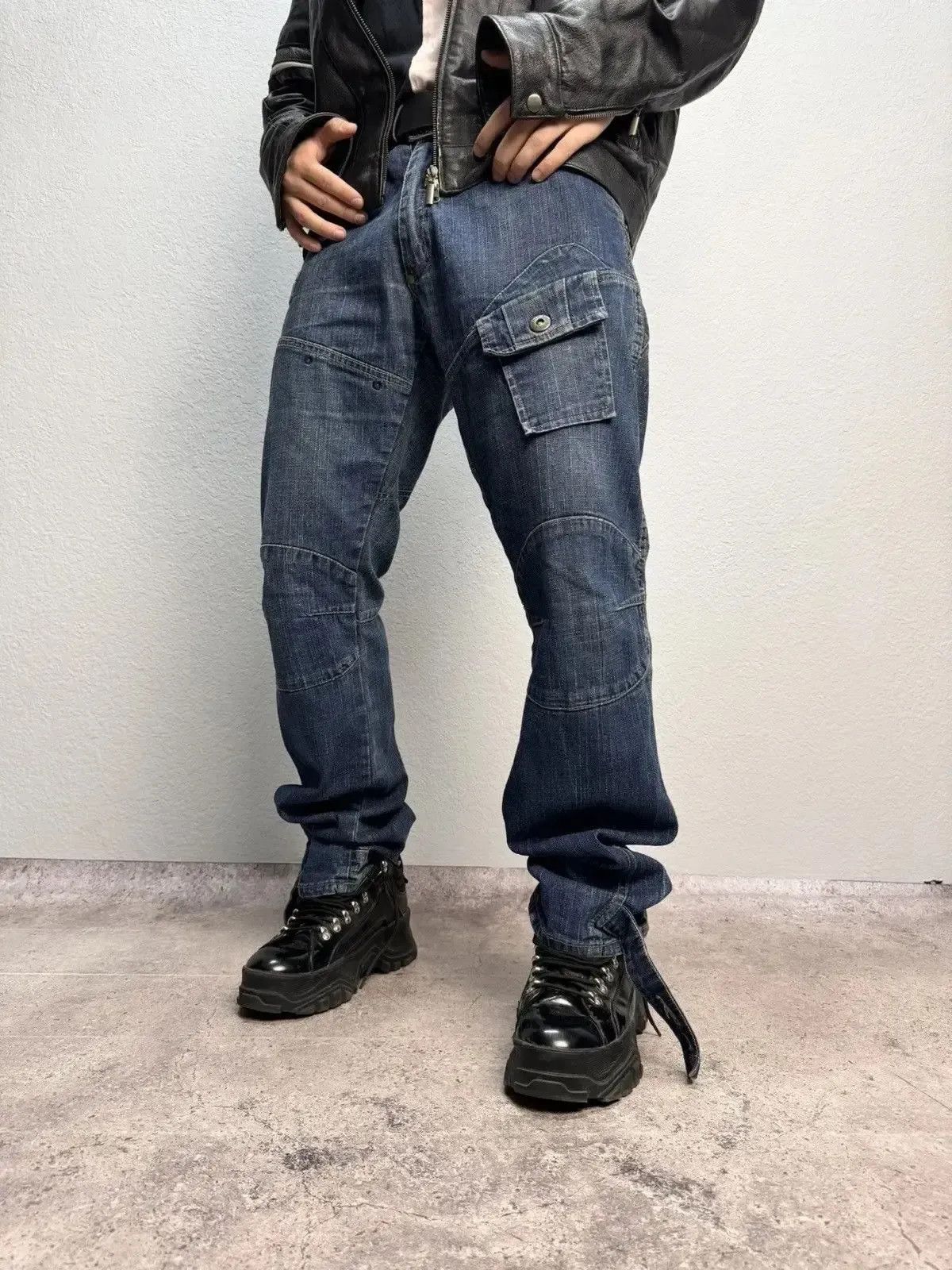Vintage Junya Watanabe Style G Star raw Bondage Cargo Pans Size US 34 / EU 50 - 8 Thumbnail