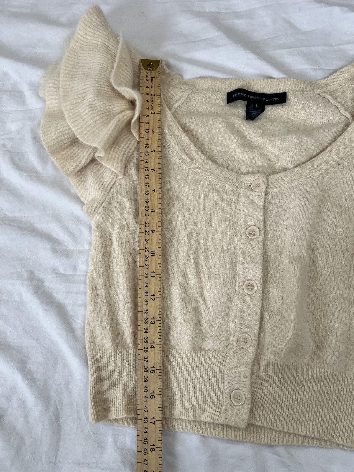 French Connection French connection cream rabbit hair angora top Size S / US 4 / IT 40 - 9 Thumbnail