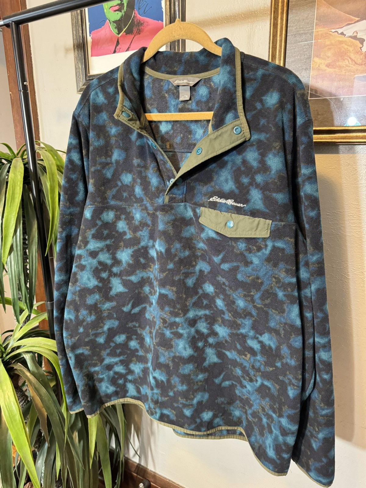 Eddie Bauer Eddie Bauer T Snap Printed Fleece Size US XL / EU 56 / 4 - 3 Thumbnail