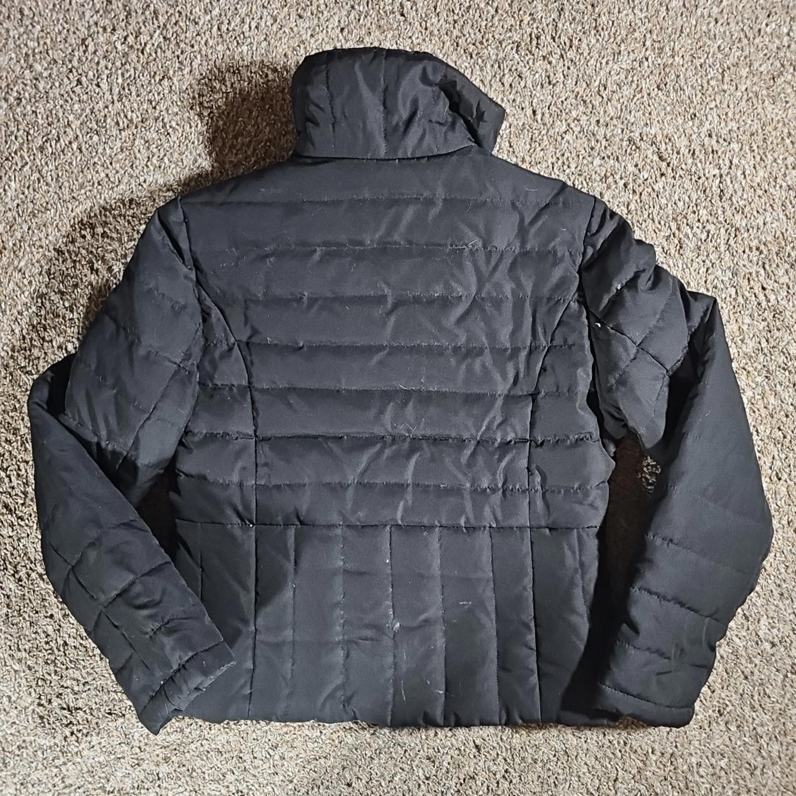 Other Kenneth Cole Reaction Womens M Black Down Puffer Full Zip Size M / US 6-8 / IT 42-44 - 8 Thumbnail