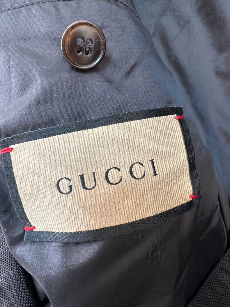 Gucci Gucci Motorcycle jacket black coat 2502-Nextarrow Size US L / EU 52-54 / 3 - 2 Thumbnail