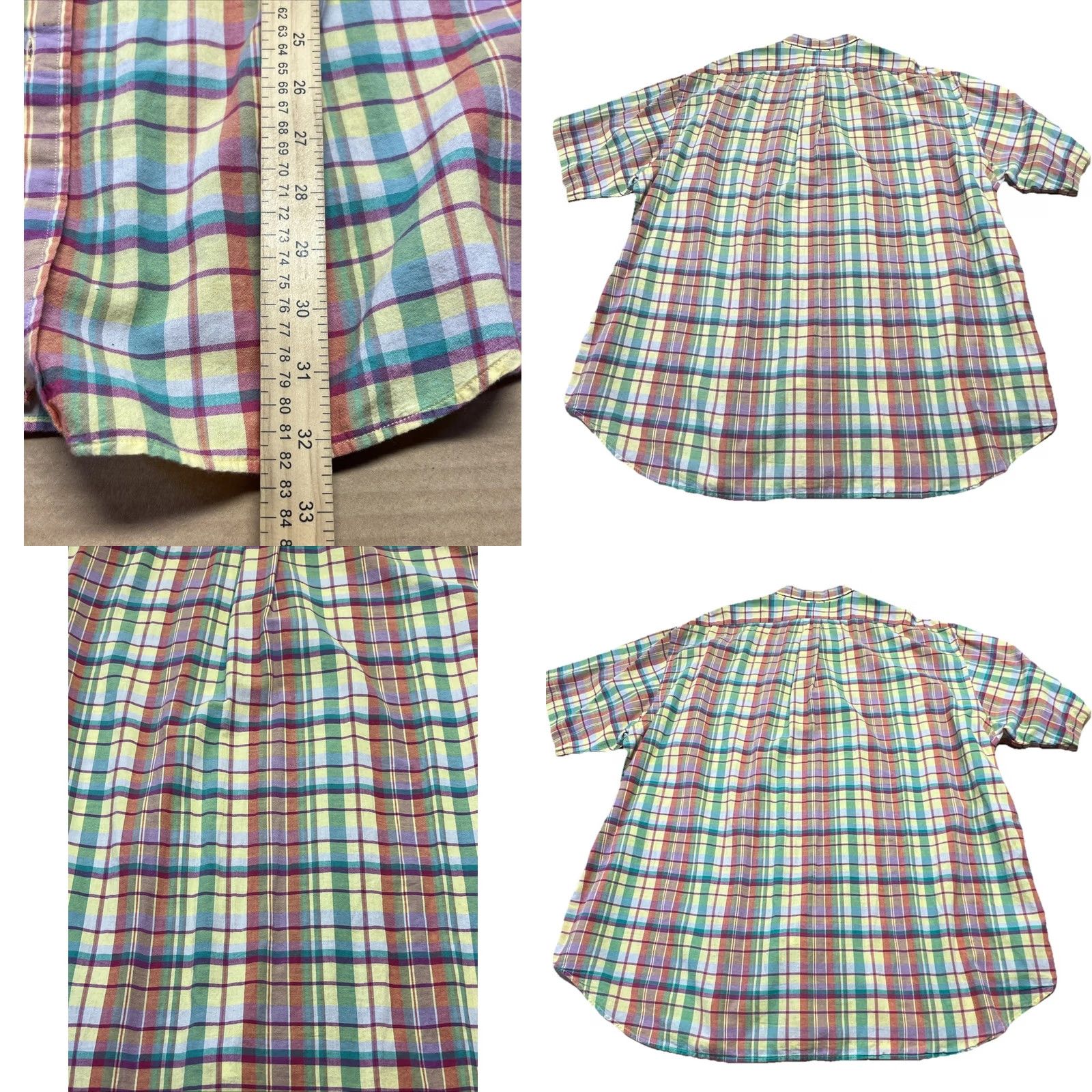 Ralph Lauren Ralph Lauren Blake Plaid Shirt Mens XXL Short Sleeve Button-Down 100% Cotton Size US XXL / EU 58 / 5 - 8 Thumbnail
