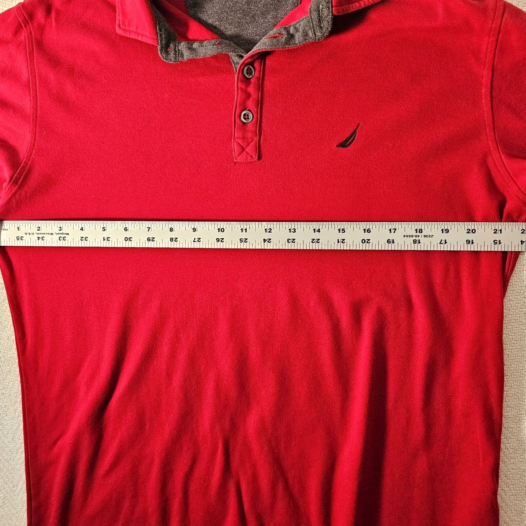Nautica Nautica Polo Shirt Men’s A Bit Trimmer Long Sleeve Red Size L Regular Classic Polo Shirt Golf Brand Nautica Size US L / EU 52-54 / 3 - 6 Thumbnail