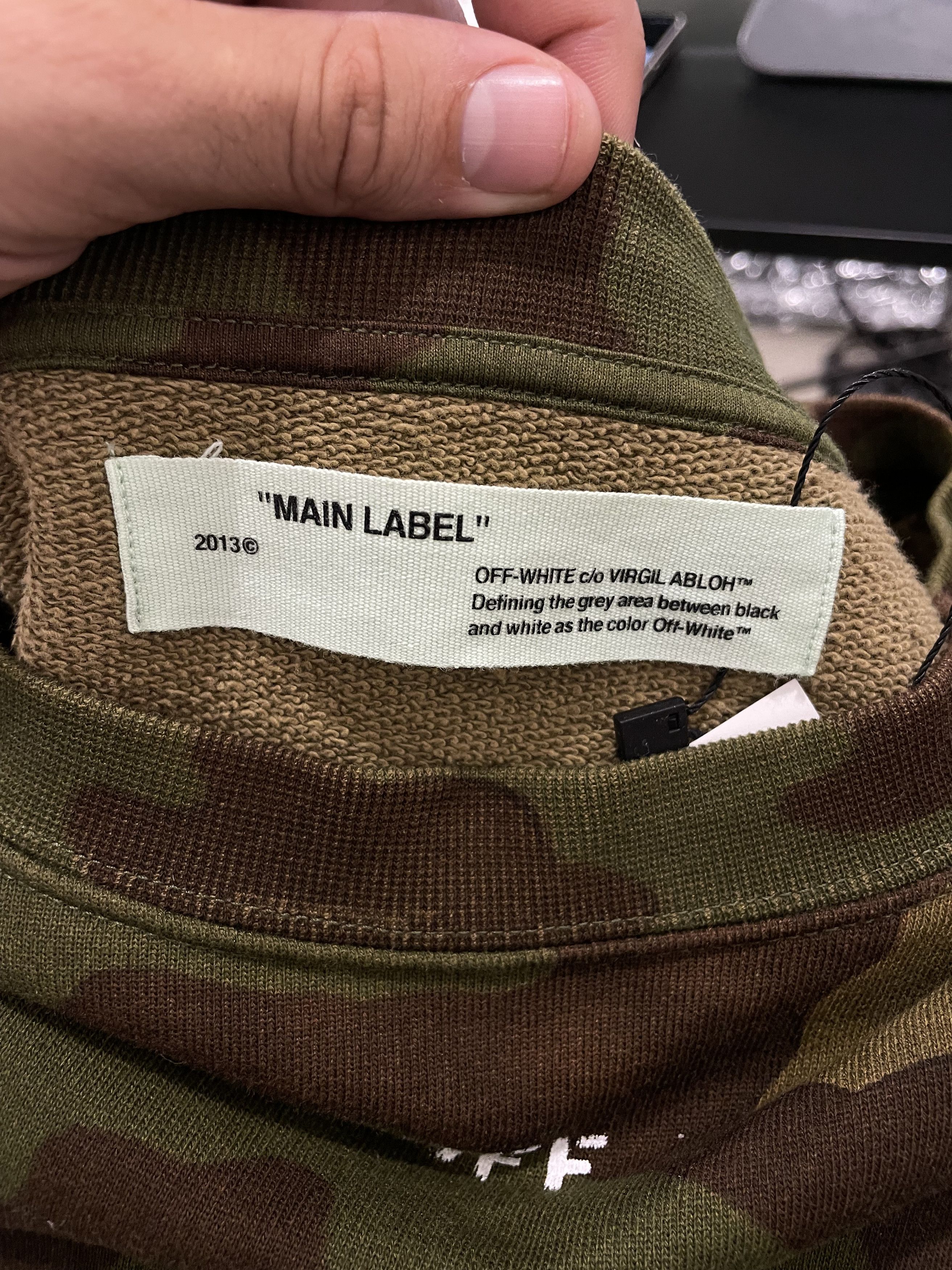 Off-White Off White Crewneck Duck Camo Used Medium (Runs Big) Size US M / EU 48-50 / 2 - 3 Thumbnail
