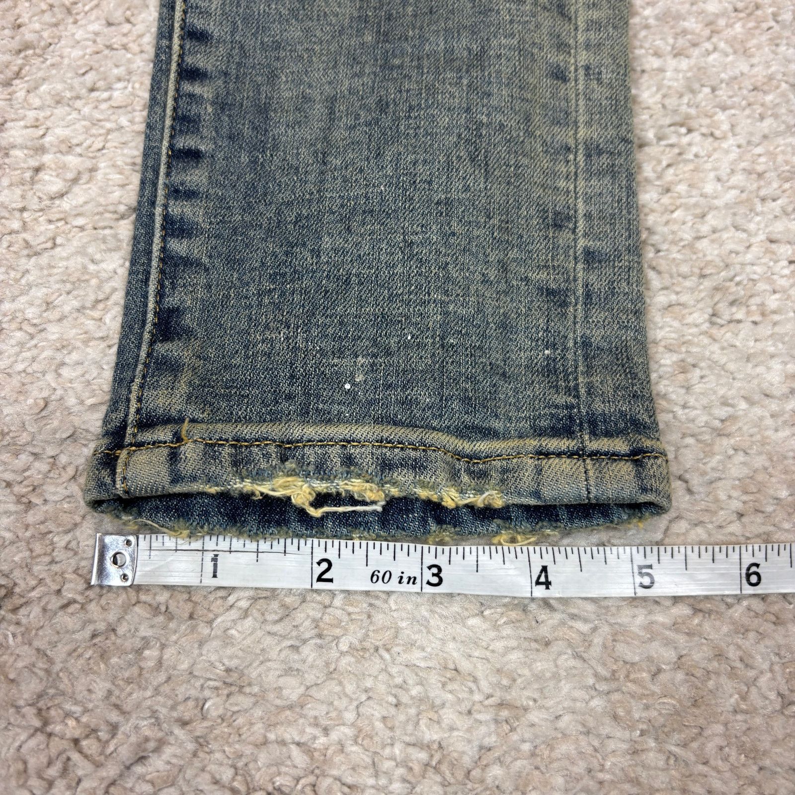 Purple Purple Brand P001 Low Rise Skinny Denim Jeans Men's 29x33 Size US 29 - 9 Thumbnail