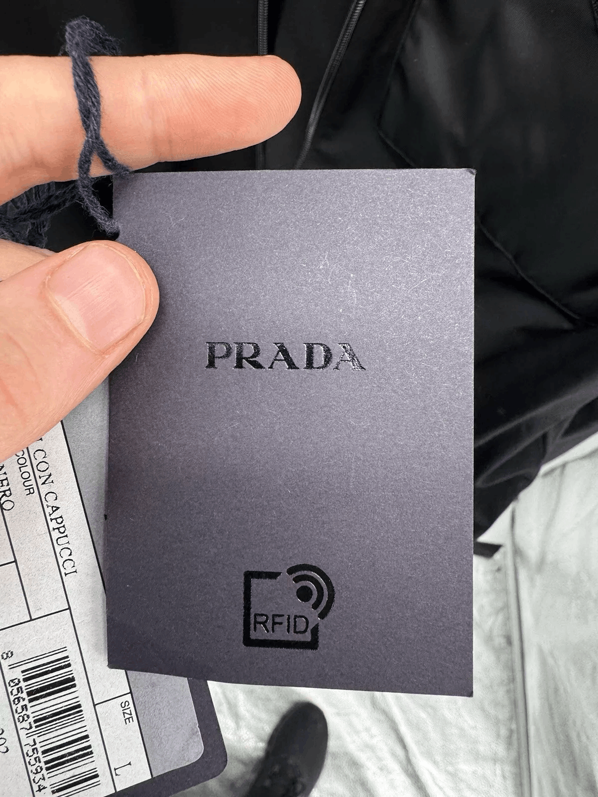 Prada Prada Technical Hoodie Zip Up cotton and Re-Nylon cardigan Size US L / EU 52-54 / 3 - 7 Thumbnail