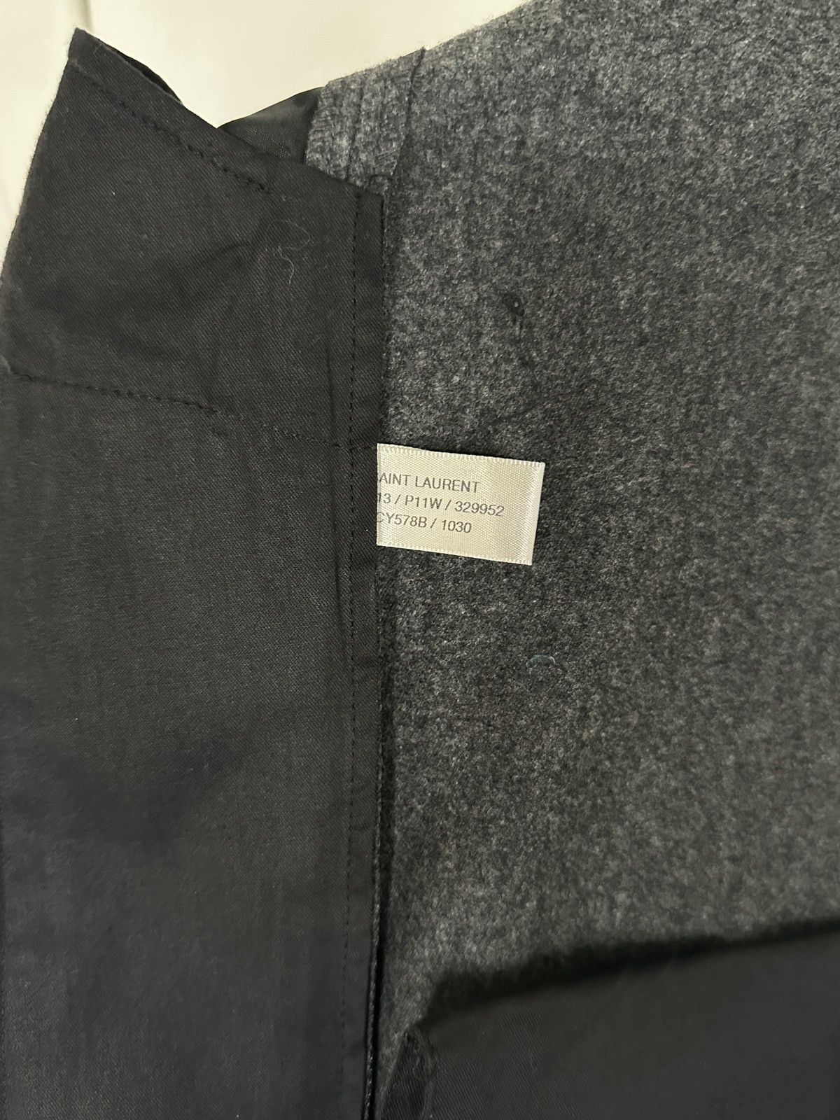 Saint Laurent Paris Saint Laurent Paris by Hedi Slimane woolen tailored pants Size US 29 - 5 Thumbnail