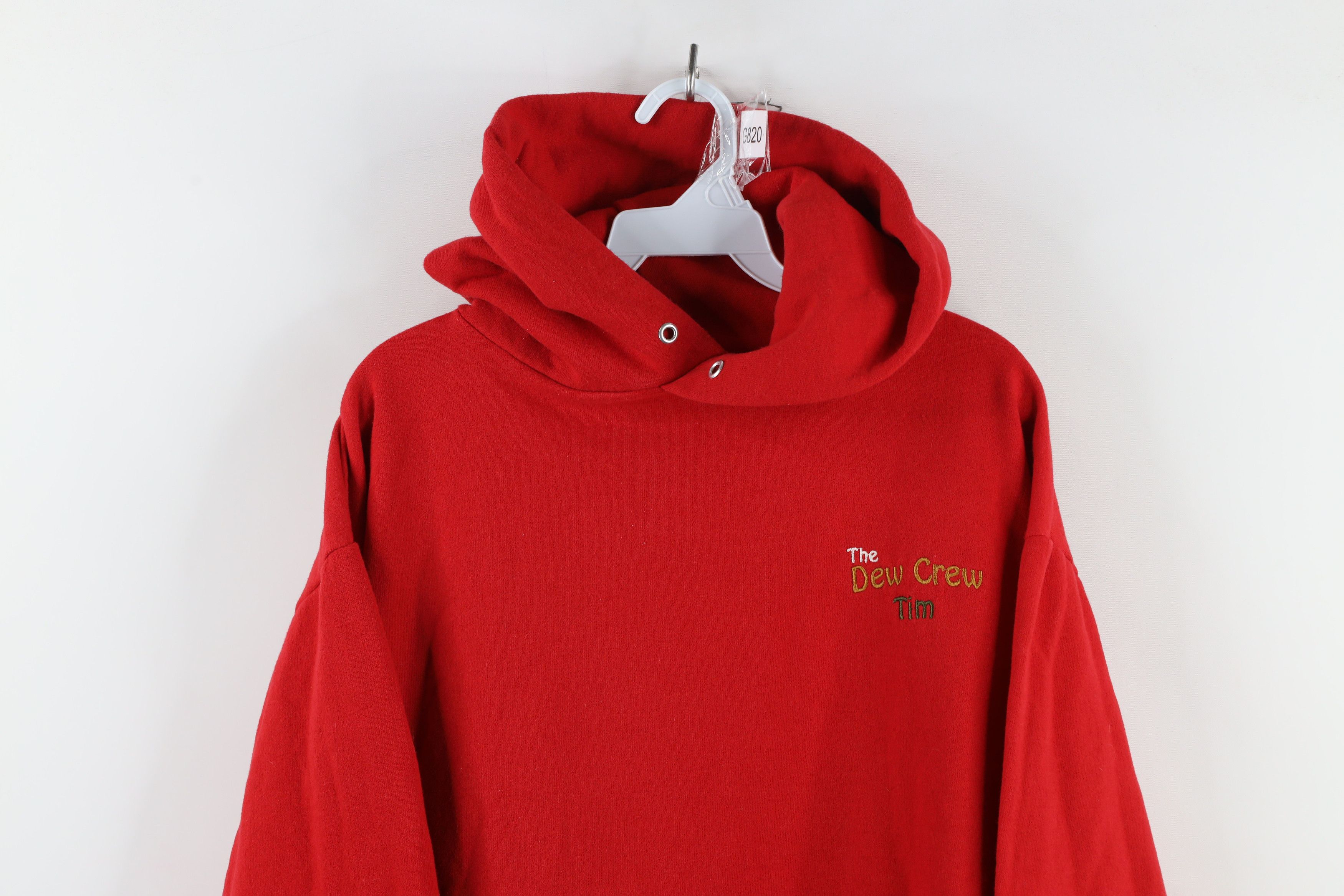 Vintage Vintage Y2K 2003 Dew Drop Inn Hunting Racing Hoodie Red Size US L / EU 52-54 / 3 - 2 Thumbnail