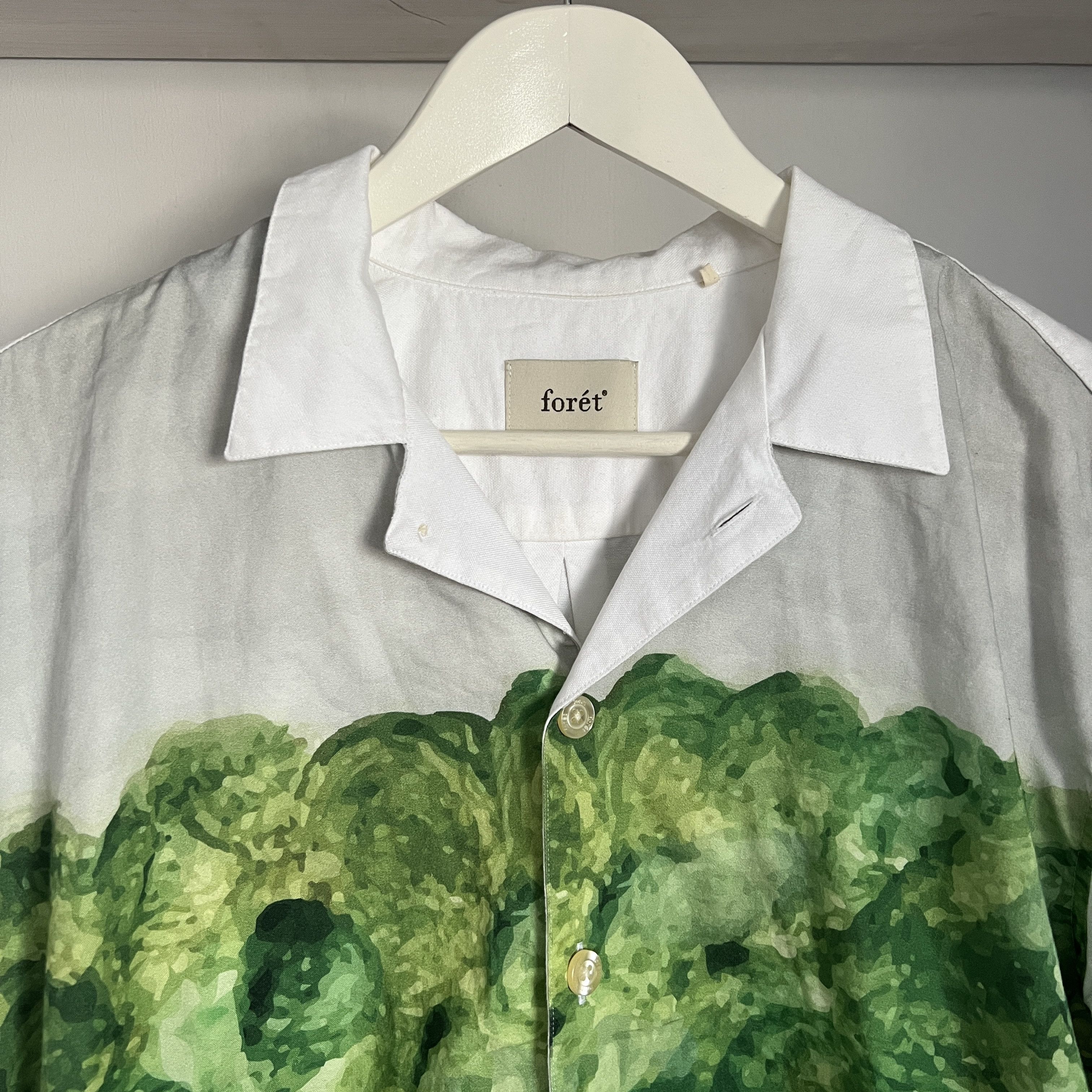 Japanese Brand × foret Men's FORET STUDIO Casual Printed Polo Shirt Size M Size US M / EU 48-50 / 2 - 4 Thumbnail