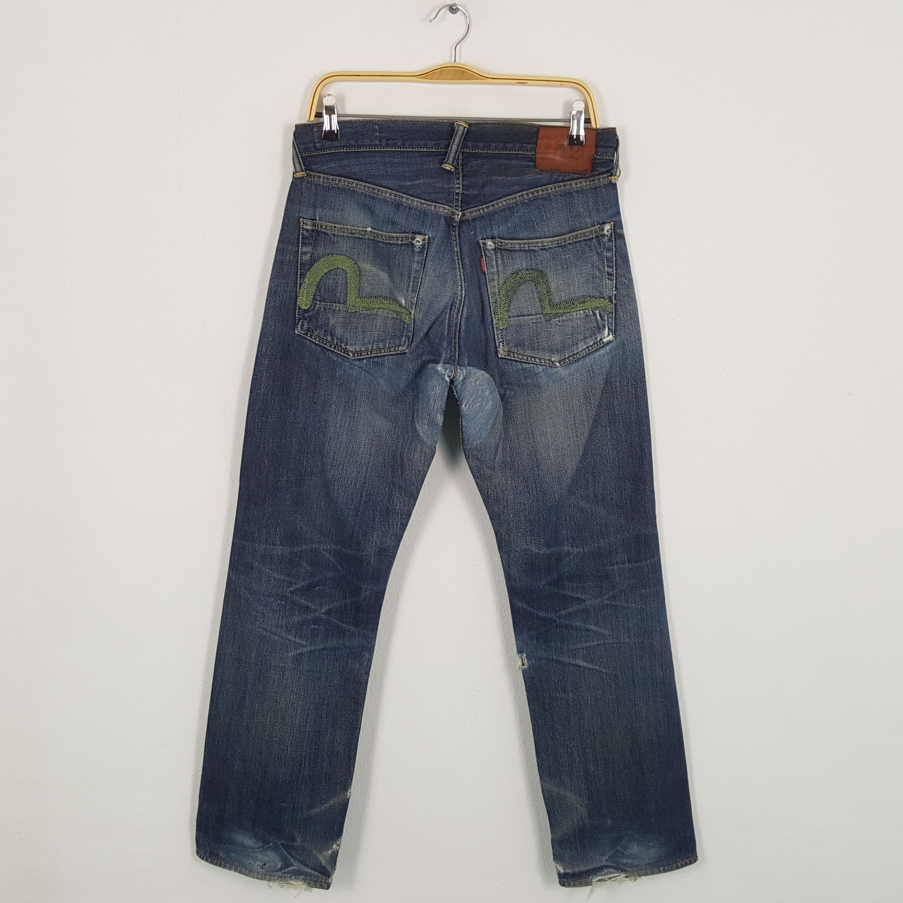 Evisu × Japanese Brand × Vintage Vintage EVISU Japanese Brand Daicock Custom Denim Jeans Size US 30 / EU 46 - 4 Thumbnail