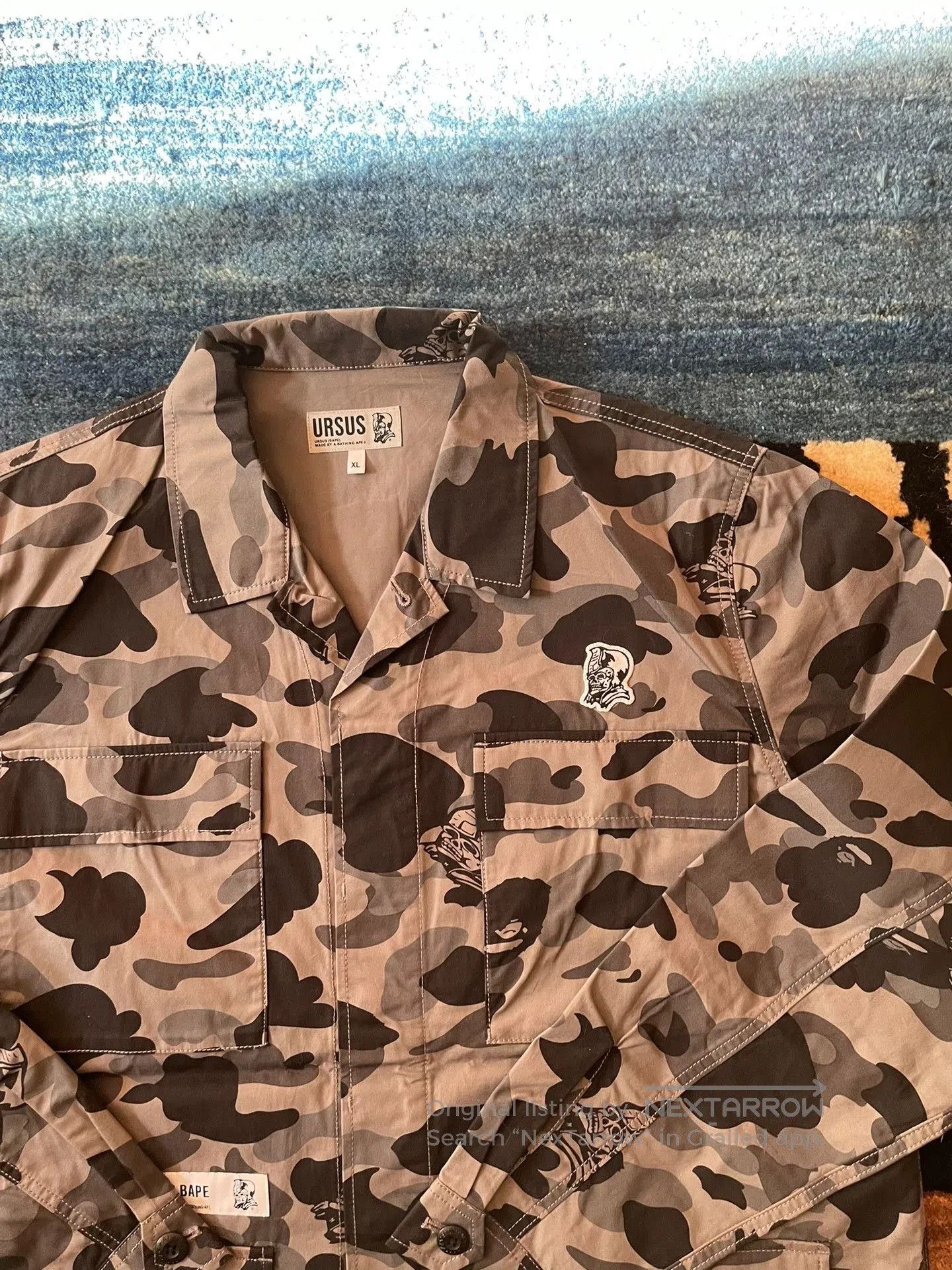 Bape Bape Ursus Camo Cargo Jacket. Size US XL / EU 56 / 4 - 3 Thumbnail