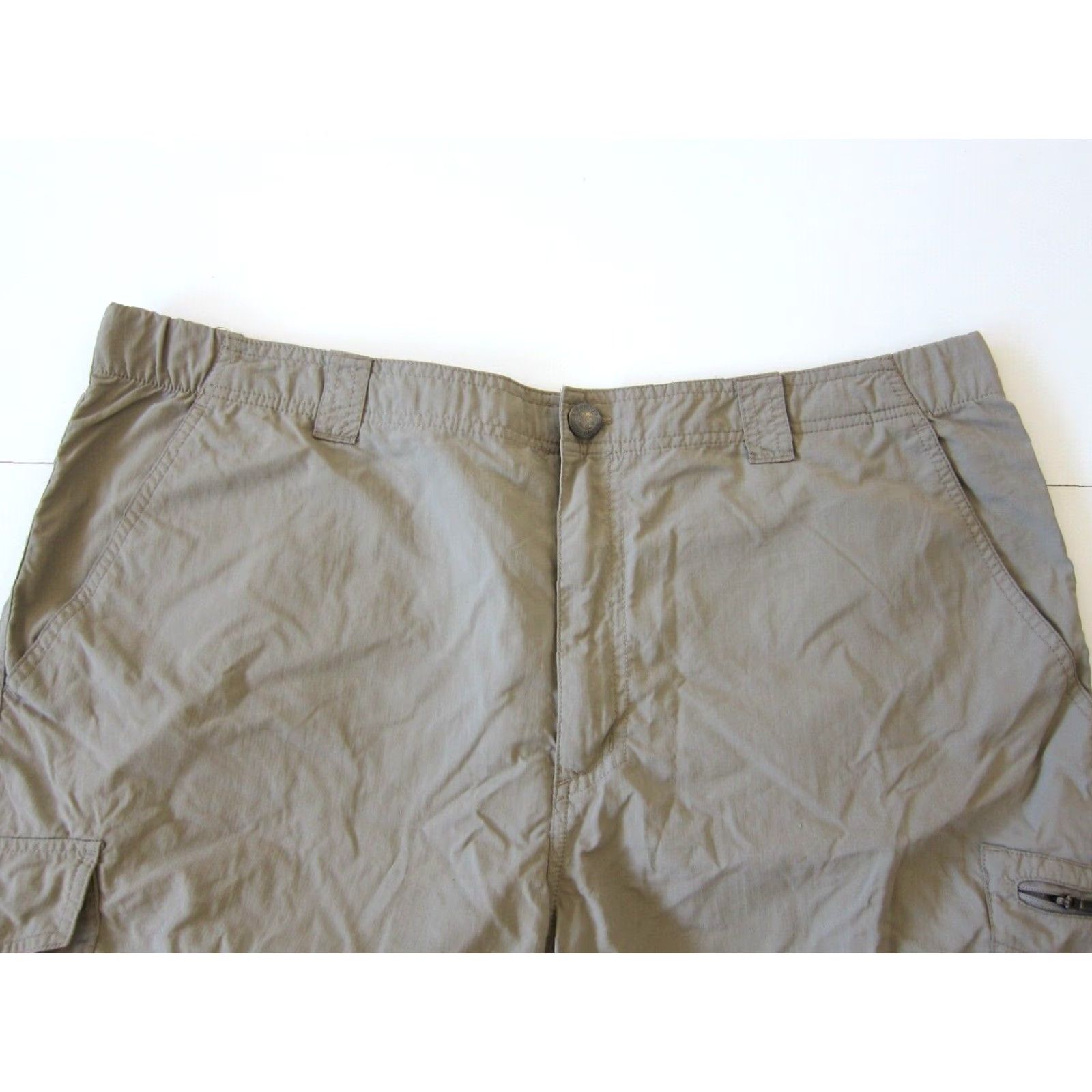 Vintage Columbia Omni Shade Sun Protection Nylon Beige Hike Pocket Cargo Short Men 40 Size US 40 / EU 56 - 3 Thumbnail