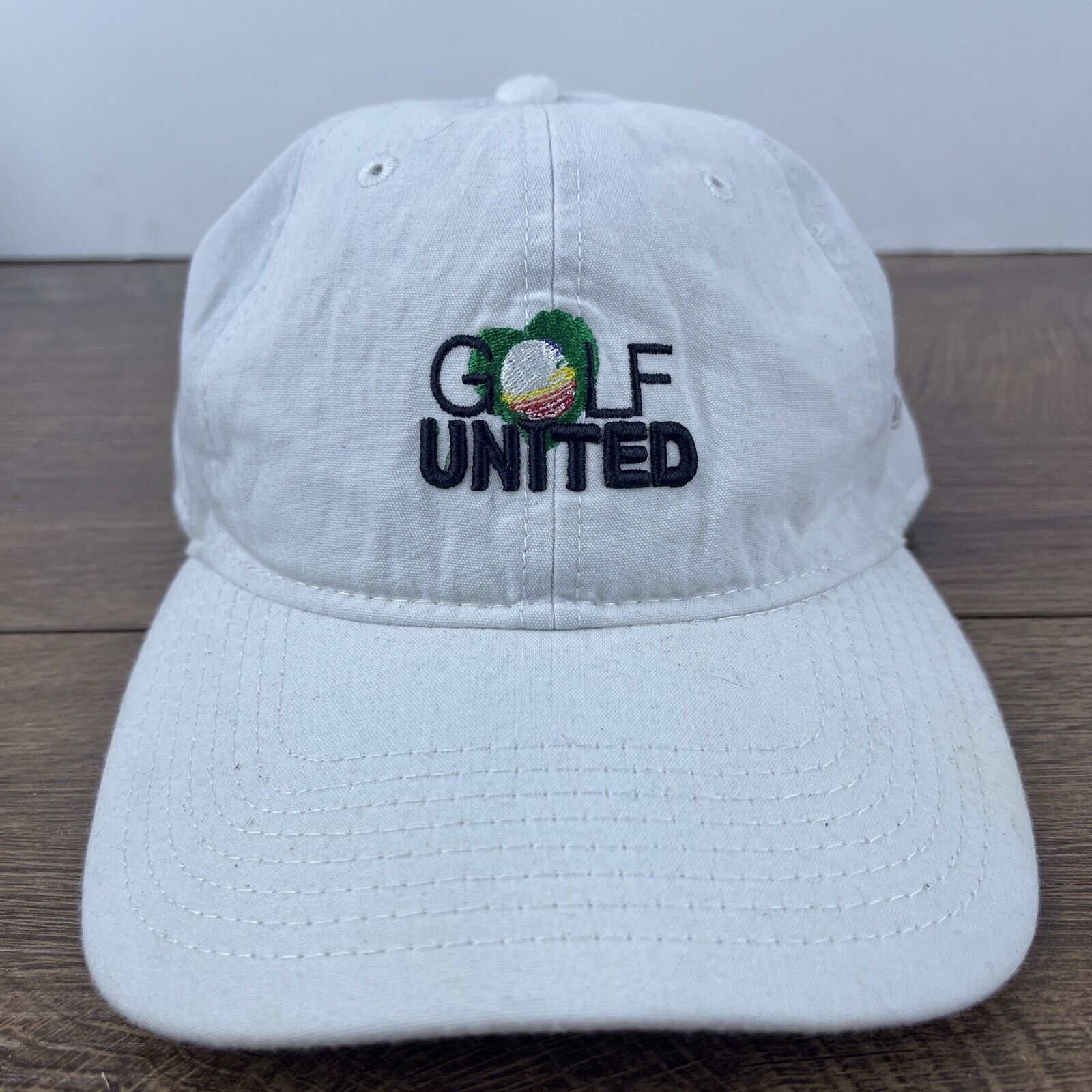 Other United Golf Hat Golf White Hat Adjustable Adult Size Hat Whi Size ONE SIZE - 1 Thumbnail