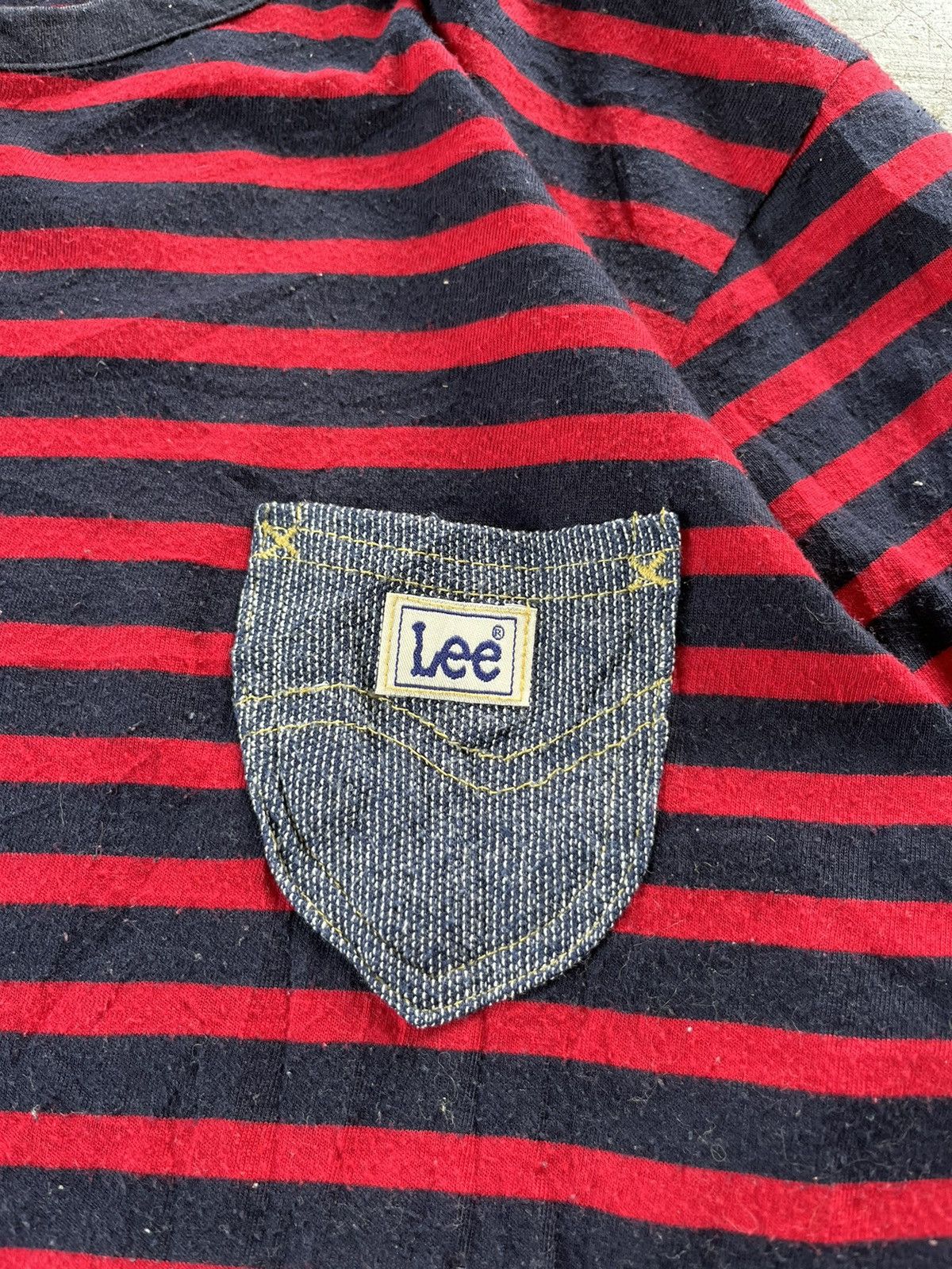 Lee ⚡️Lee Single Pocket Stripe Long Sleeve Tee Size US M / EU 48-50 / 2 - 3 Thumbnail