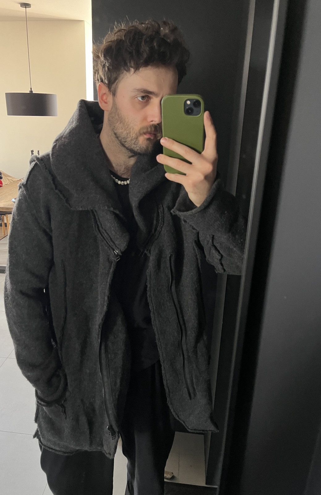 Other Milieu Norwegian Avant Garde Heavy Deconstructed Wool Coat Size US L / EU 52-54 / 3 - 20 Thumbnail