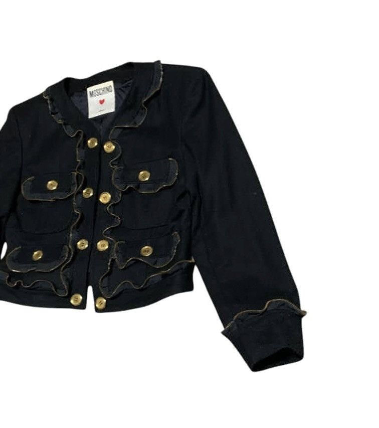 Moschino Moschino Milano Wool Cardigan Jacket Nice Design Size XS / US 0-2 / IT 36-38 - 3 Thumbnail