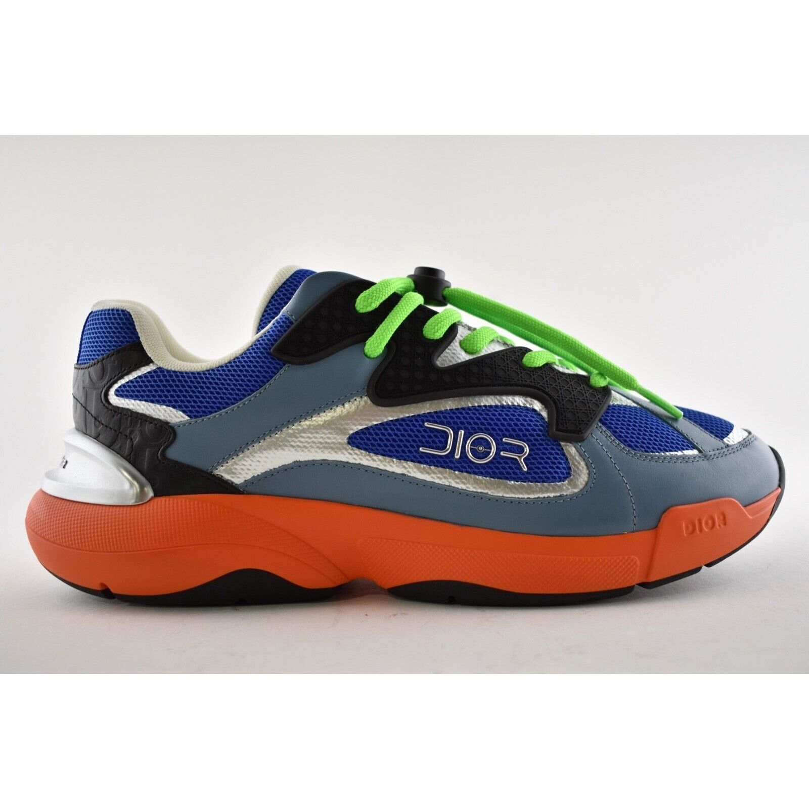 Dior Dior Mens B24 Sorayama Low Top Lace Up Flat Sneakers 42 9 Size US 9 / EU 42 - 3 Thumbnail
