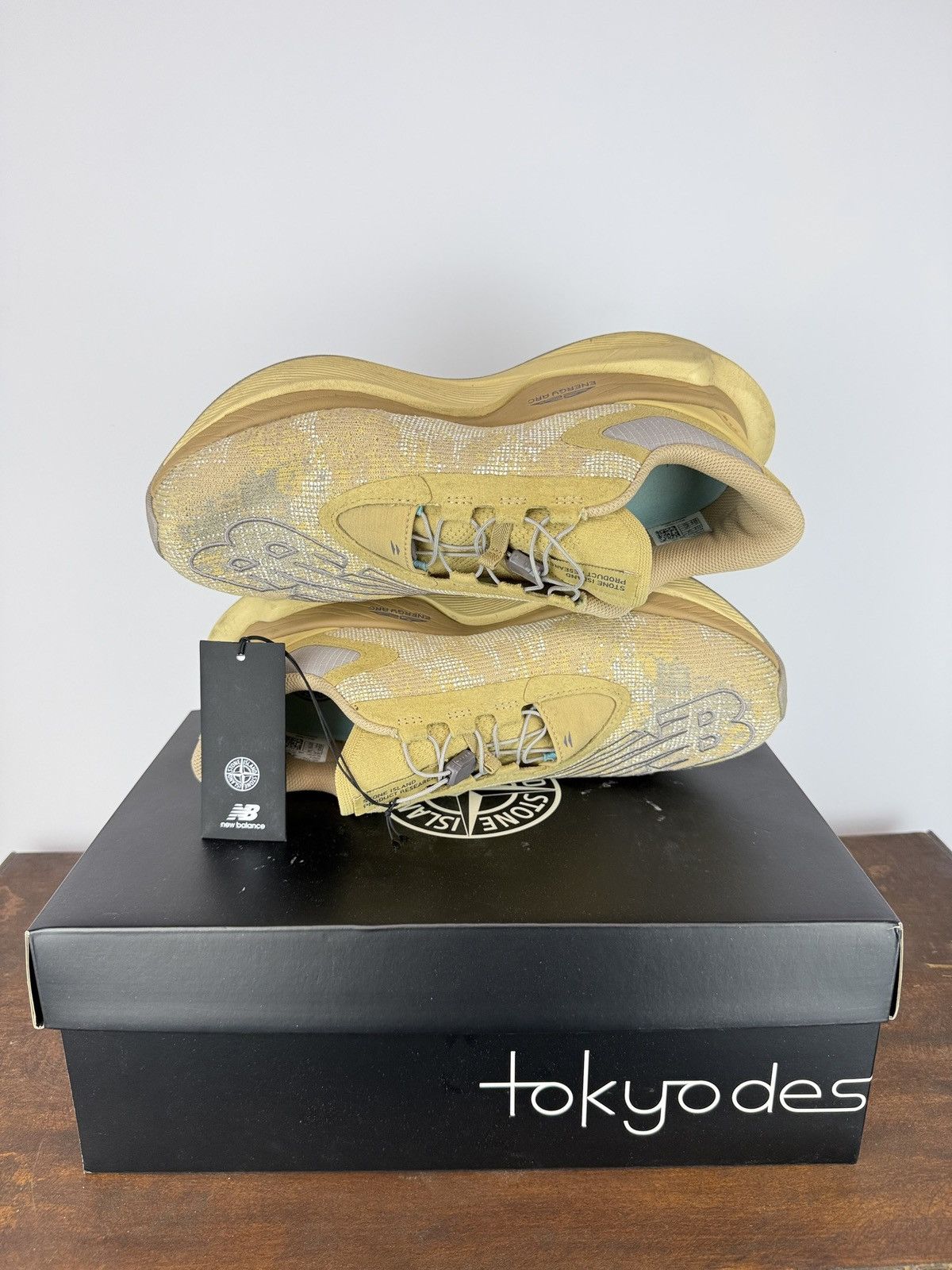 Stone Island Beige Stone Island x New Balance Fuelcell C1 shoes Size US 11.5 / EU 44-45 - 6 Thumbnail