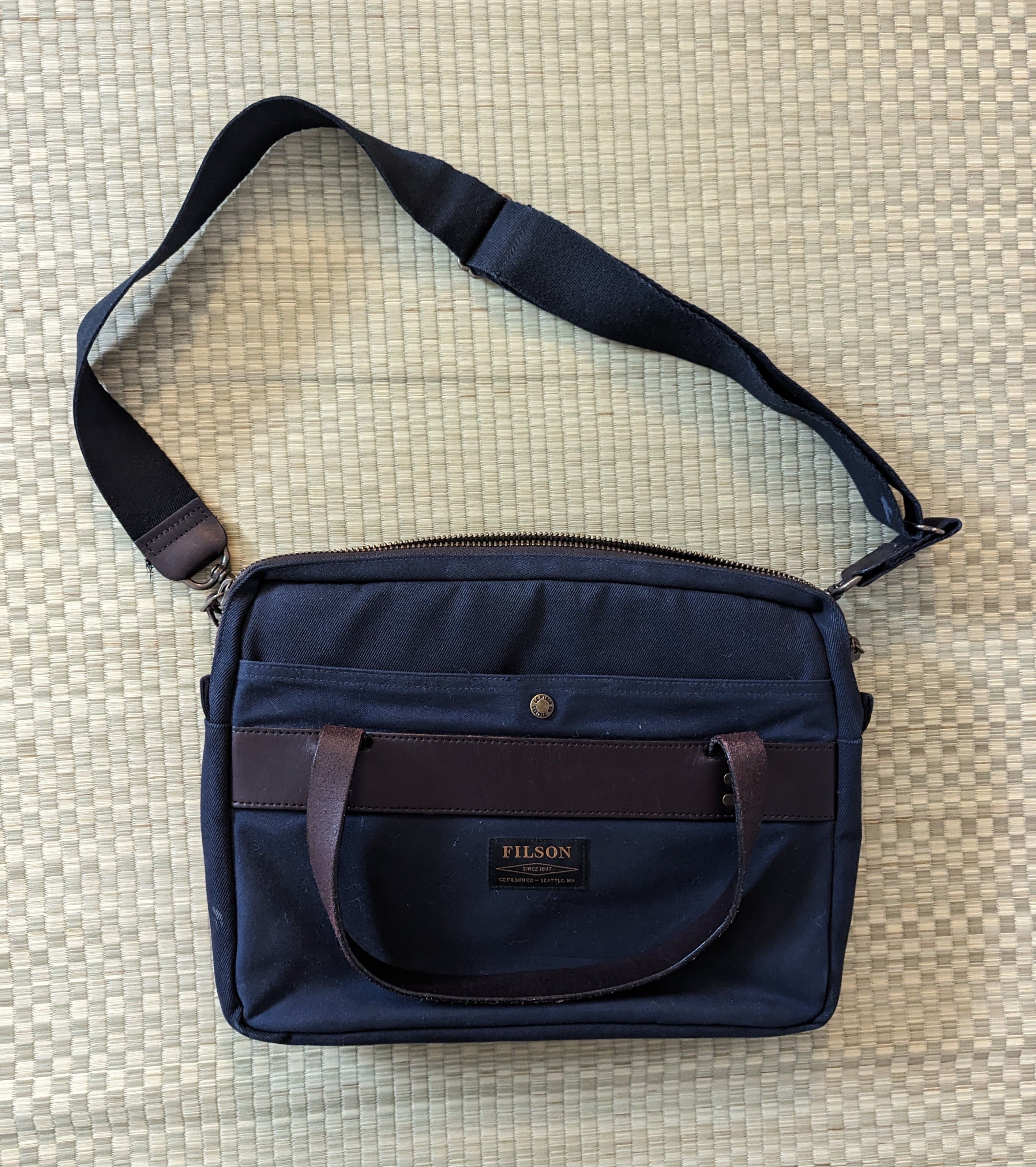 Filson Rugged Twill Compact Briefcase Made in USA