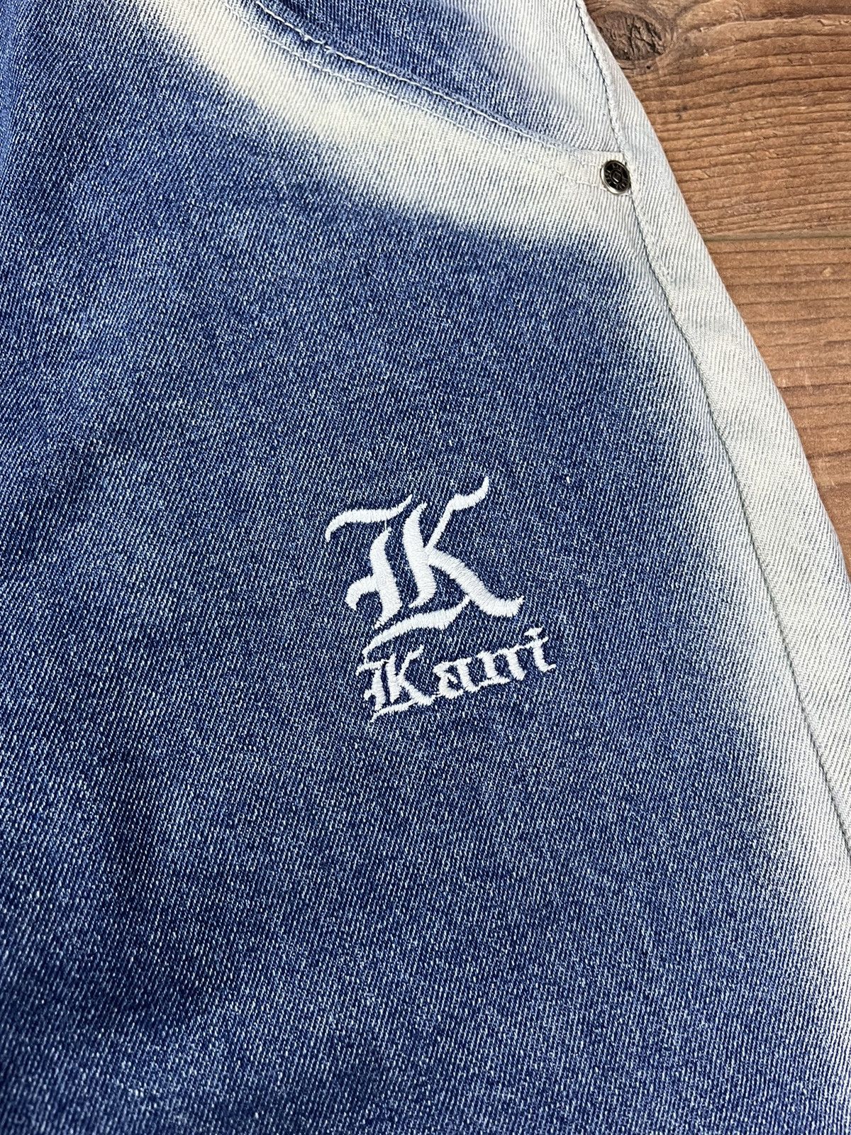 Japanese Brand Vintage 90's Karl Kani Jorts Baggy Shorts Pants Y2K Size US 30 / EU 46 - 8 Thumbnail
